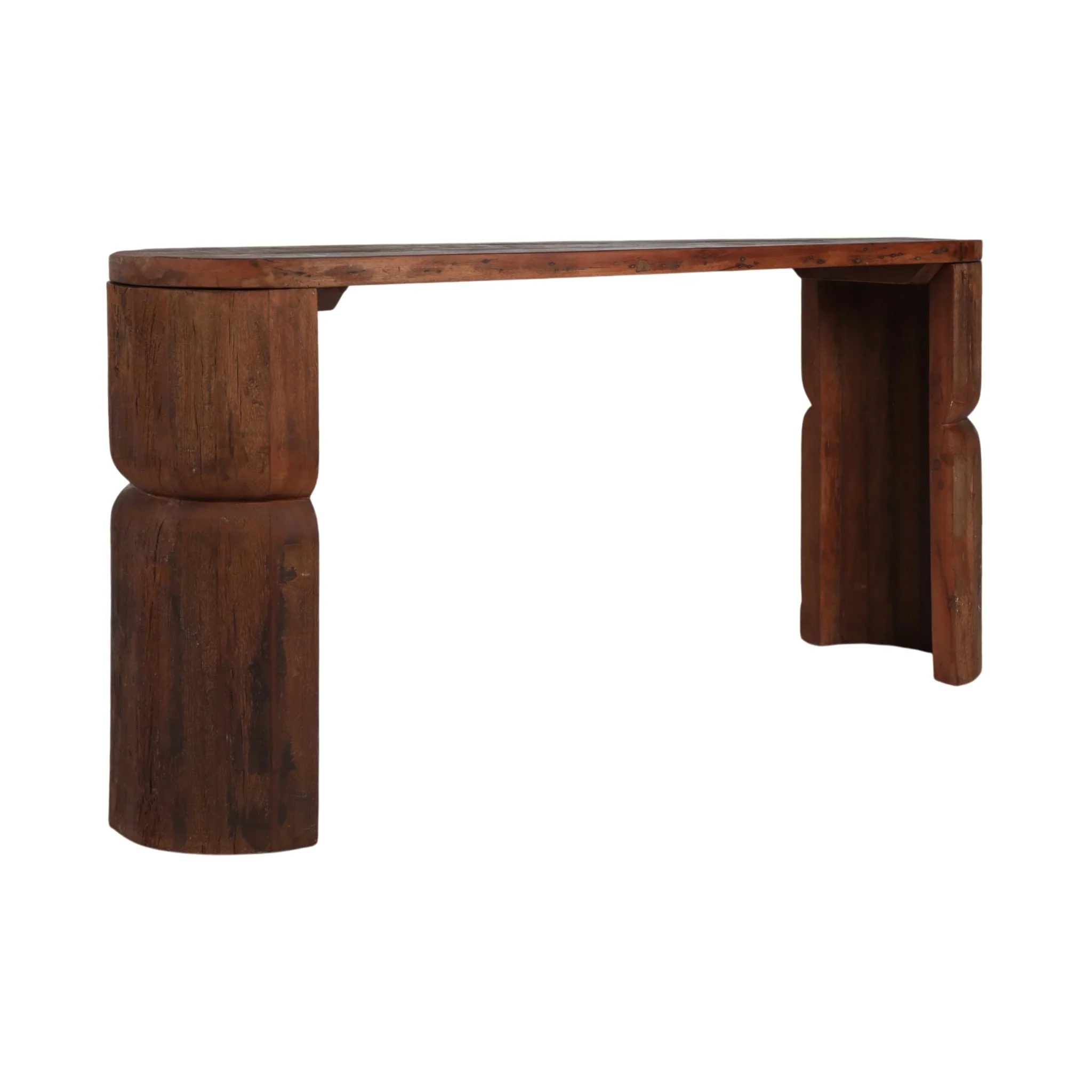 60x30 Reclaimed Wood Console Table, Natural - Image 2