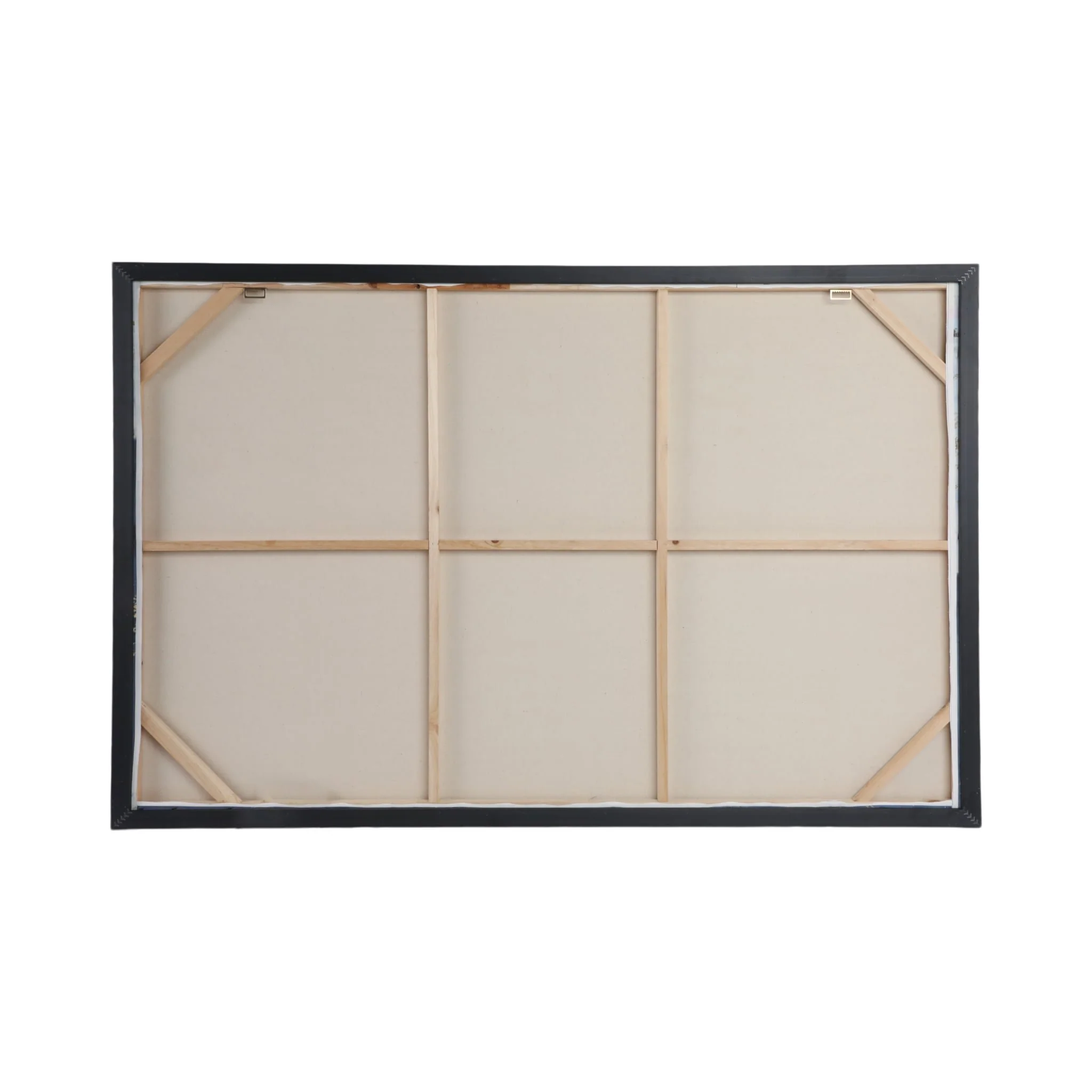 60x40  Hand Painted Canvas, Blue/gold - Image 6