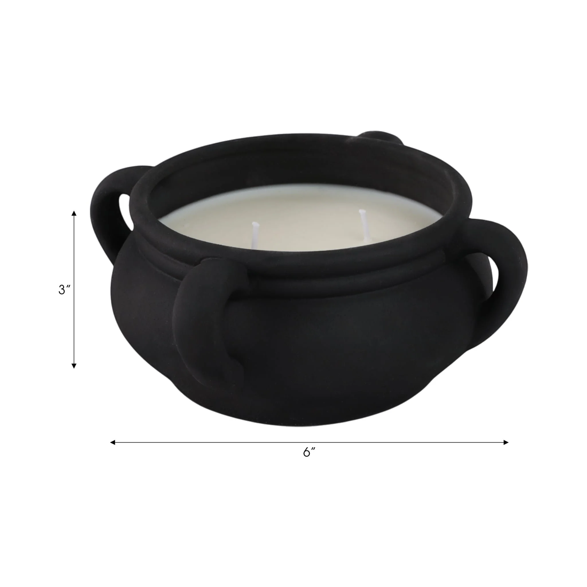 7" 12.5 Oz Black Amber & Sea Salt Bowl Candle, Blk - Image 9