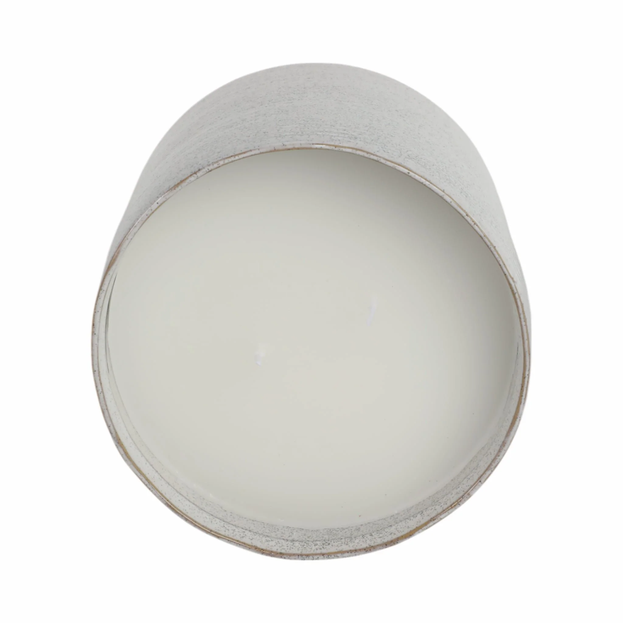 7" 25 Oz Speckle Citro Candle, White - Image 5