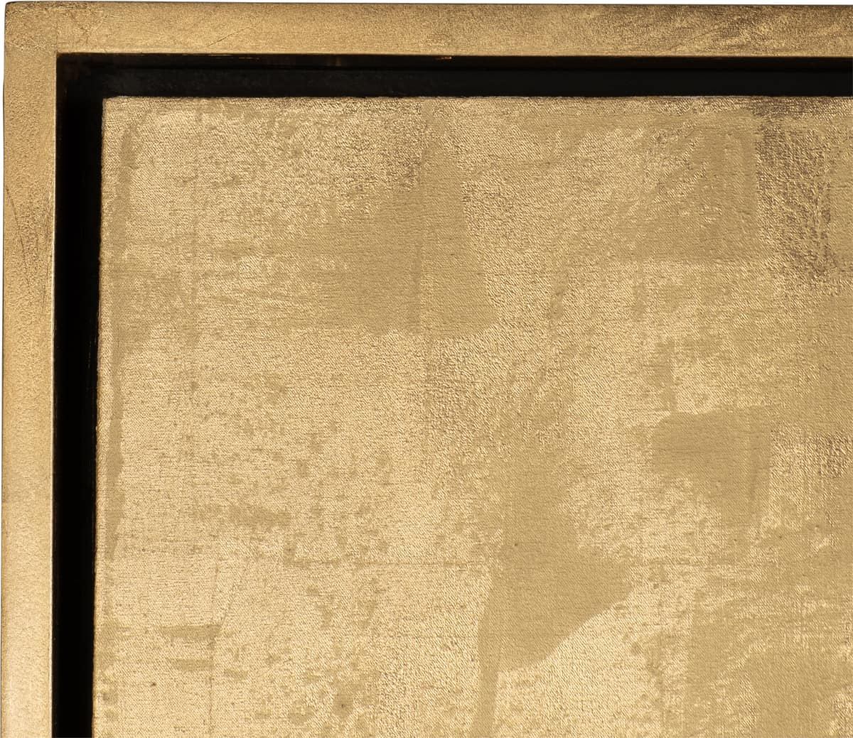 71x71, Hand Painted Gold Streak Woman - Image 5