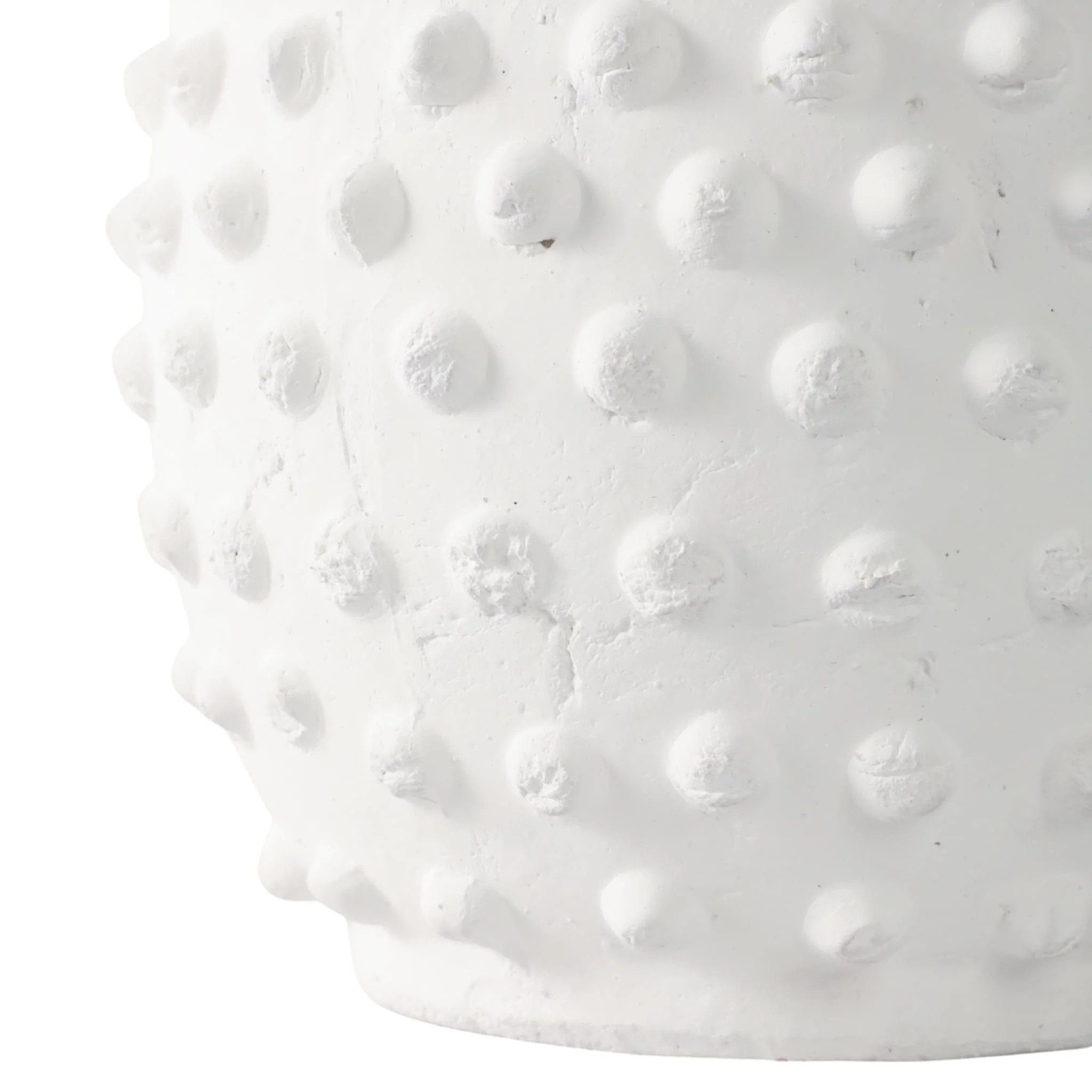 8" Bubble Rough Finish Planter,white - Image 3