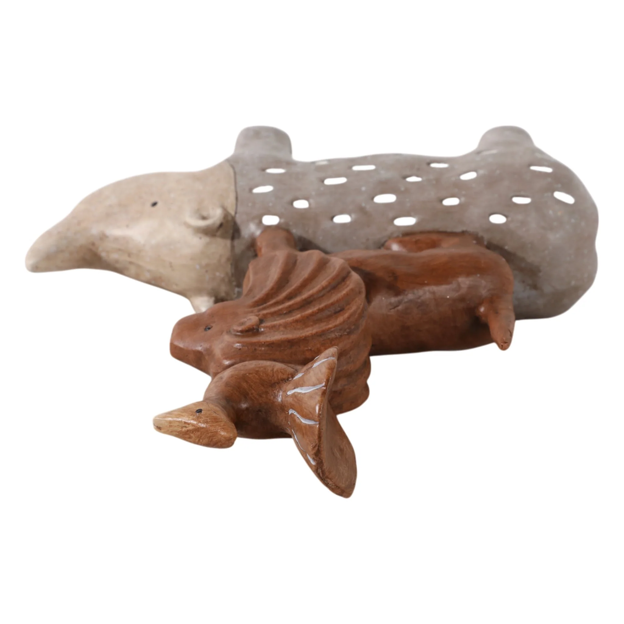 8" Rhino Animal Pyramid, Multi - Image 6