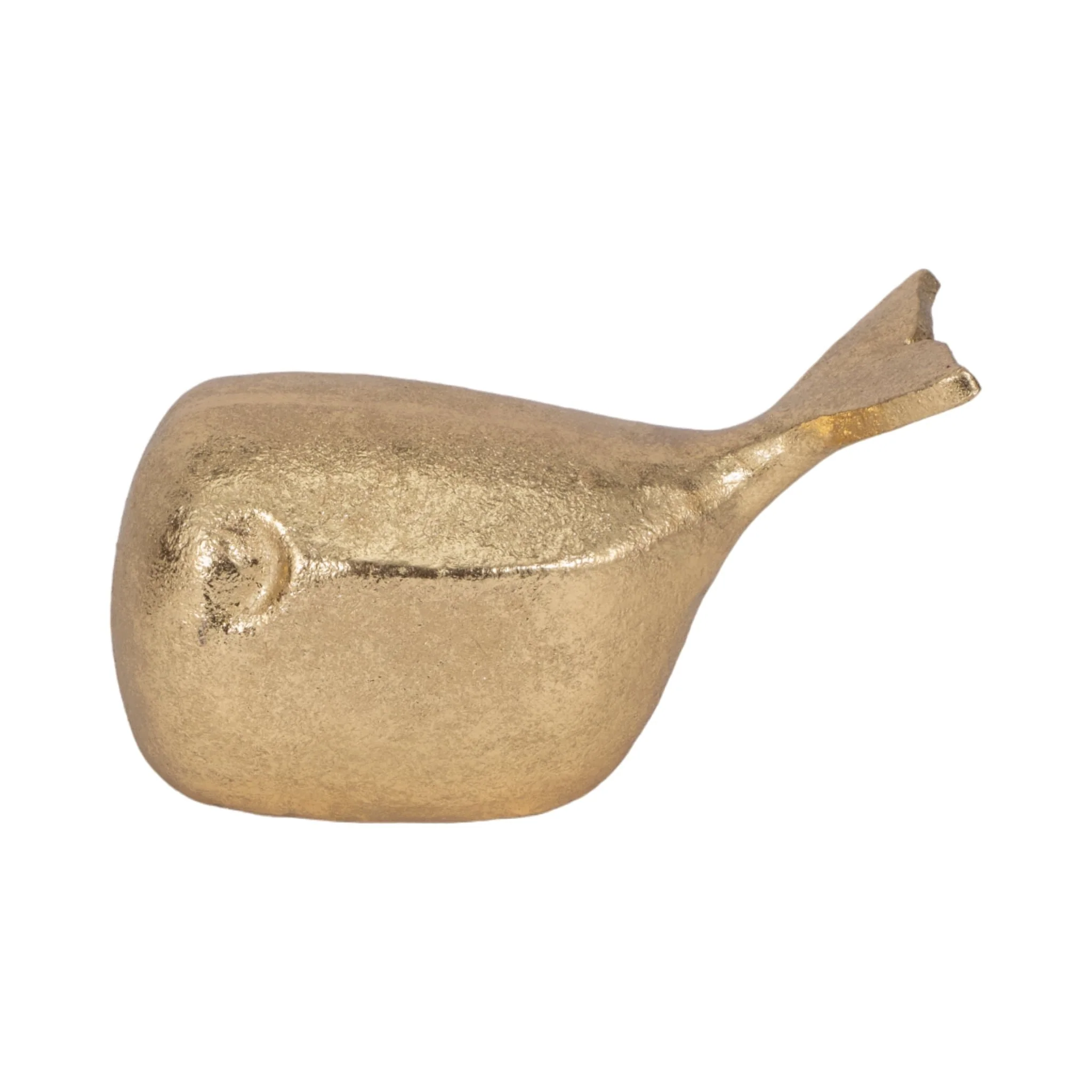 8" Whale Tabletop Decor, Gold