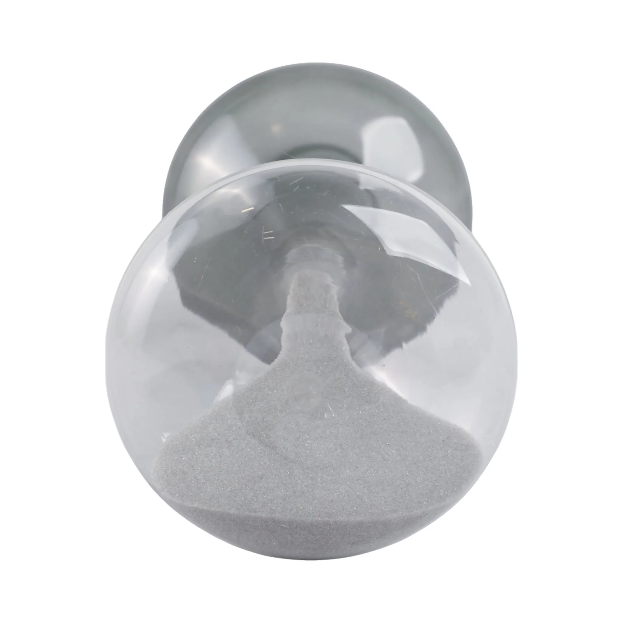 8x4" Glass 30min Modern Sandtimer, Smoke - Image 8