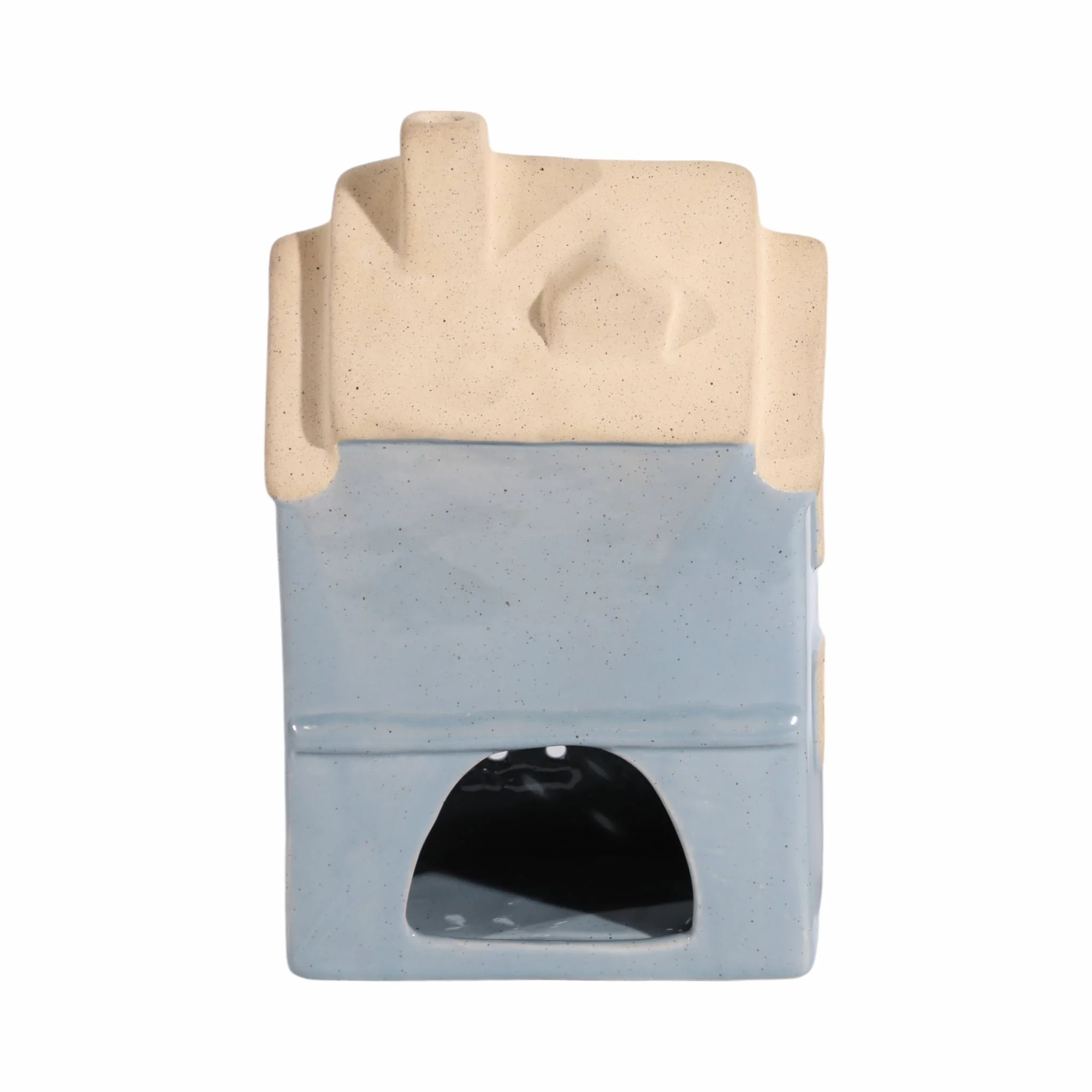 8x5" Homestead House Tealight Holder, Blue - Image 4