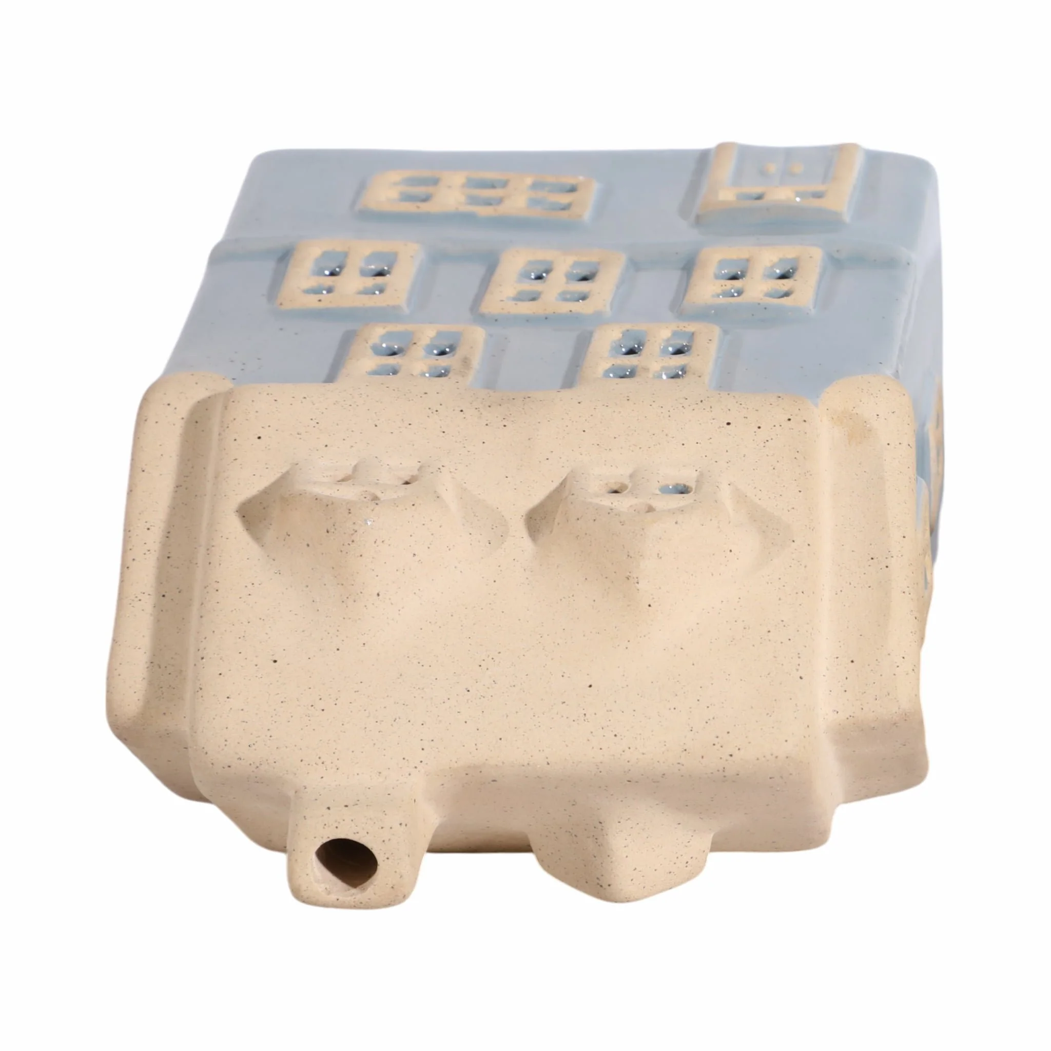 8x5" Homestead House Tealight Holder, Blue - Image 6
