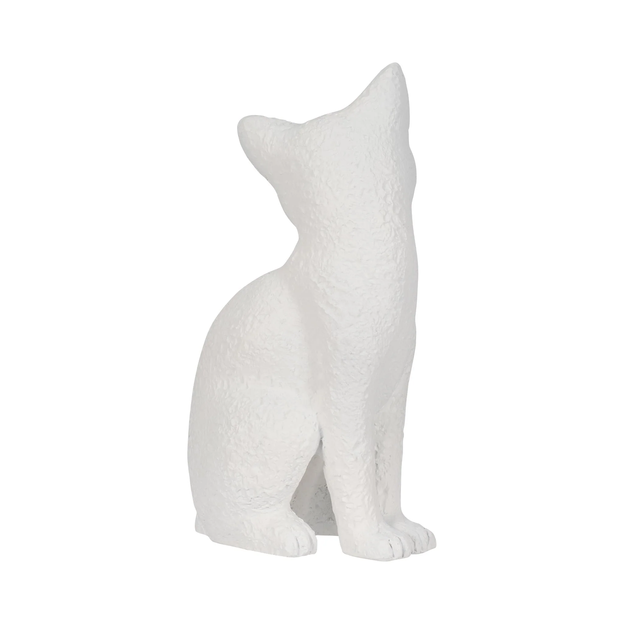 9" Kitty With Hanging Tail, White - Image 5