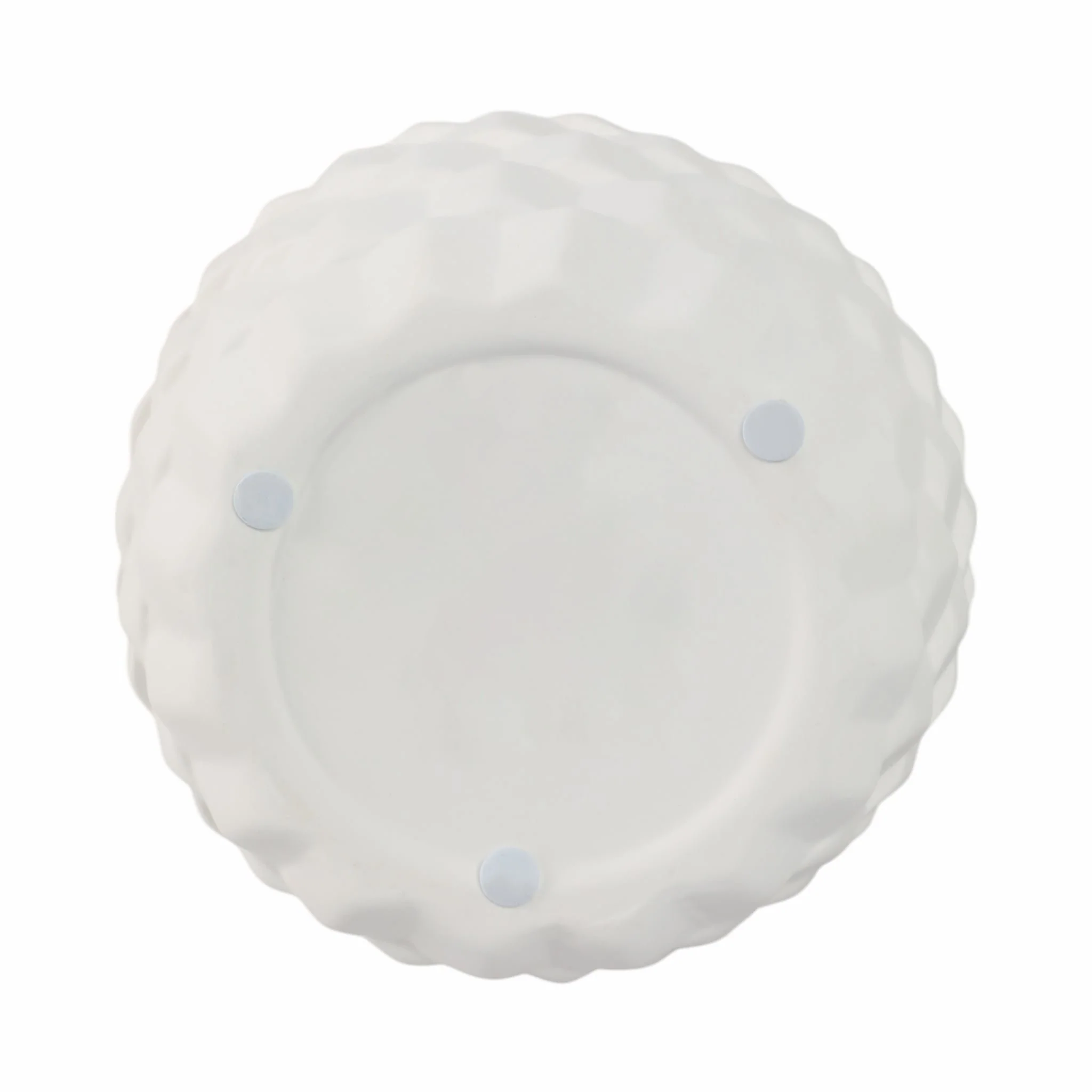 9" Textured Vase, White - Image 7
