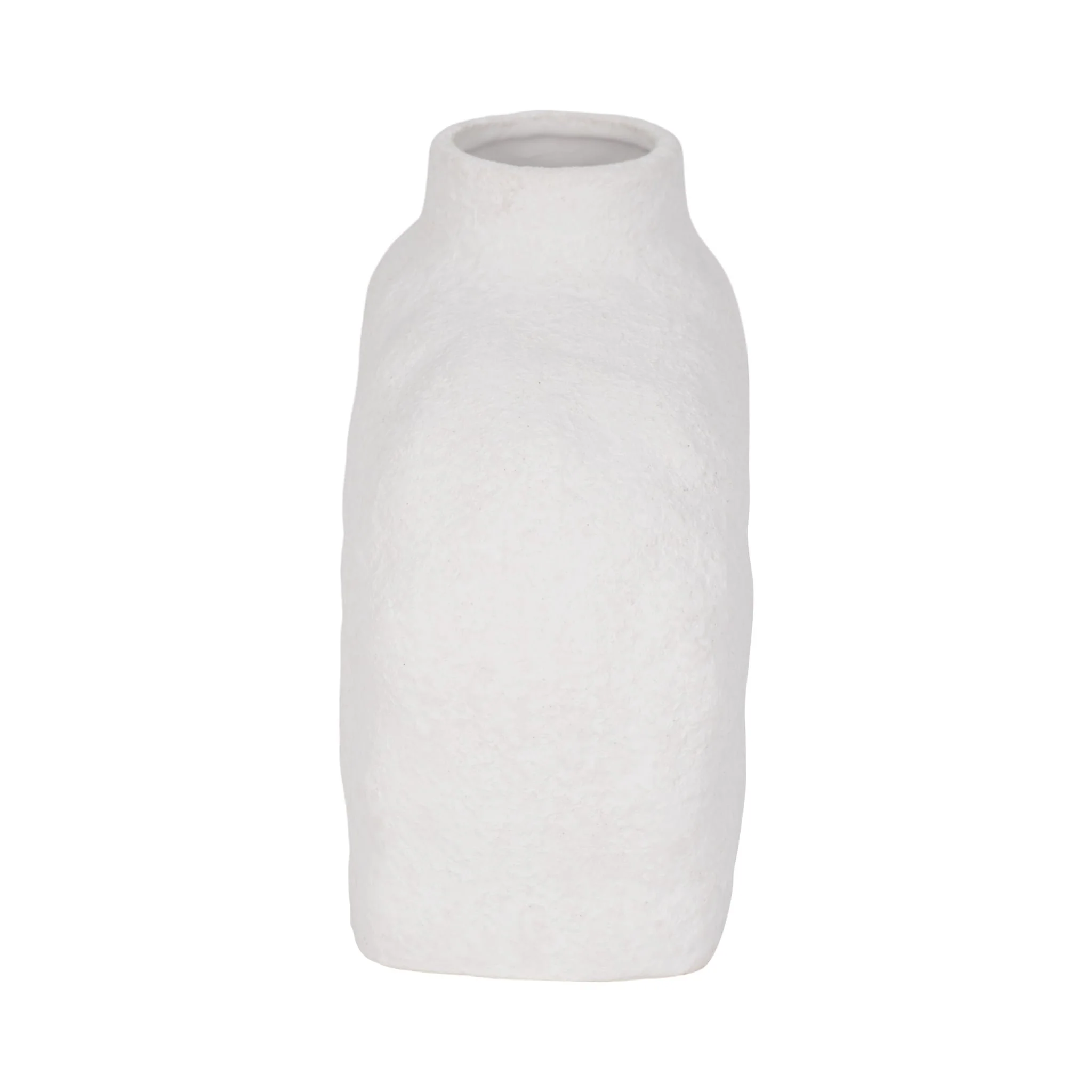 9" Volcanic Vase, Stone - Image 5