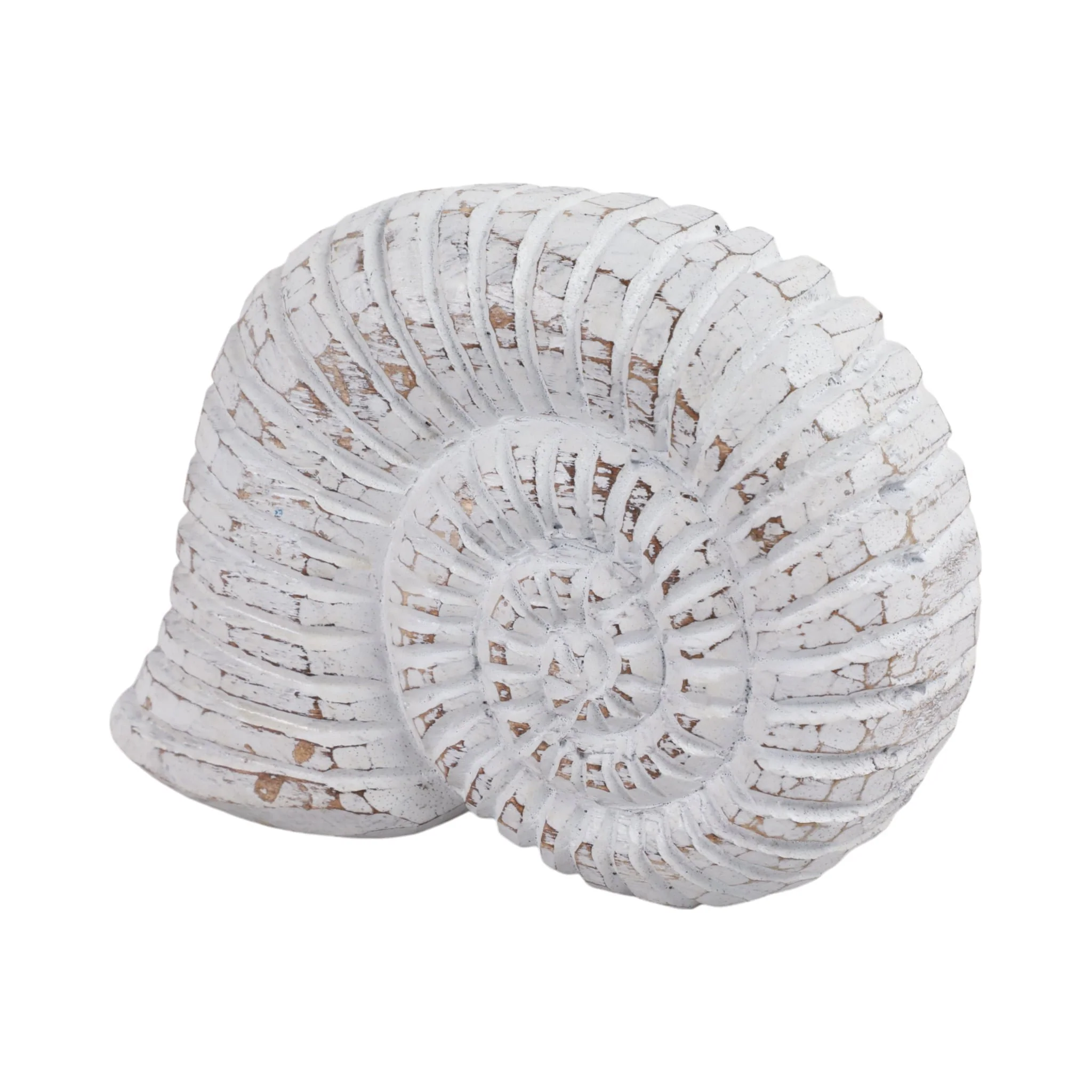 9" Wooden Snail Decor, Wht - Image 2