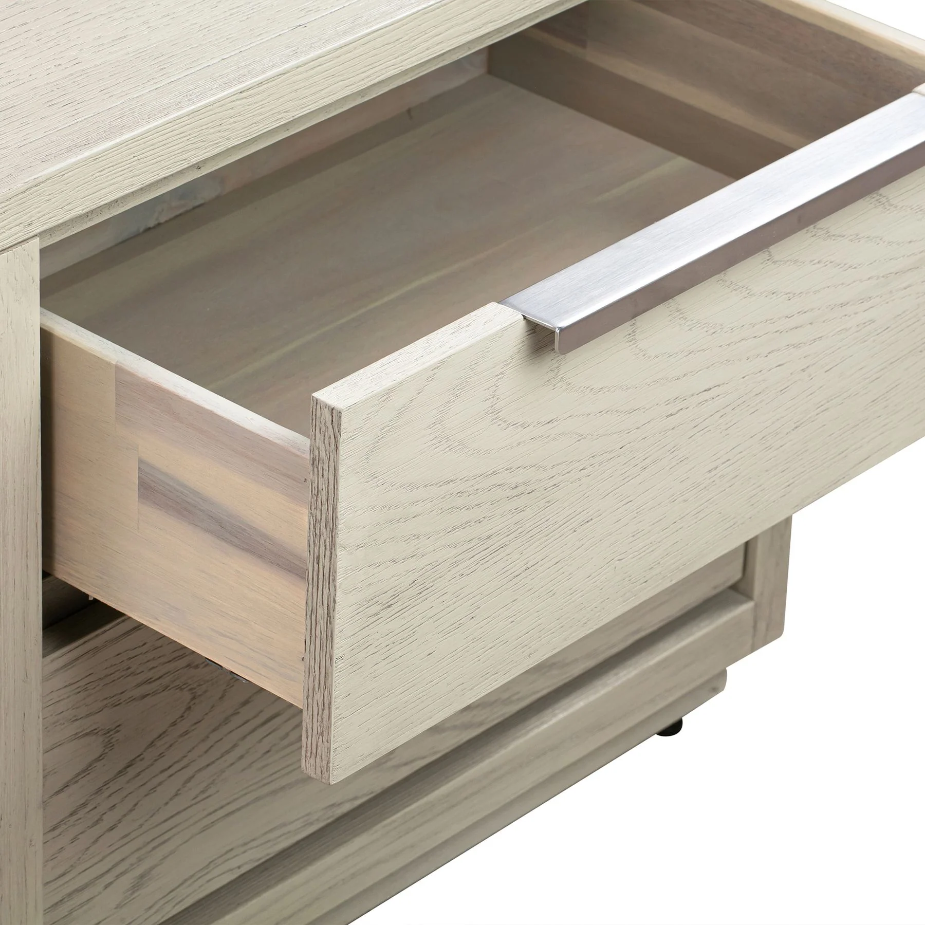 Abbey King 4 Piece Bedroom Set in Gray Oak Wood - Image 8