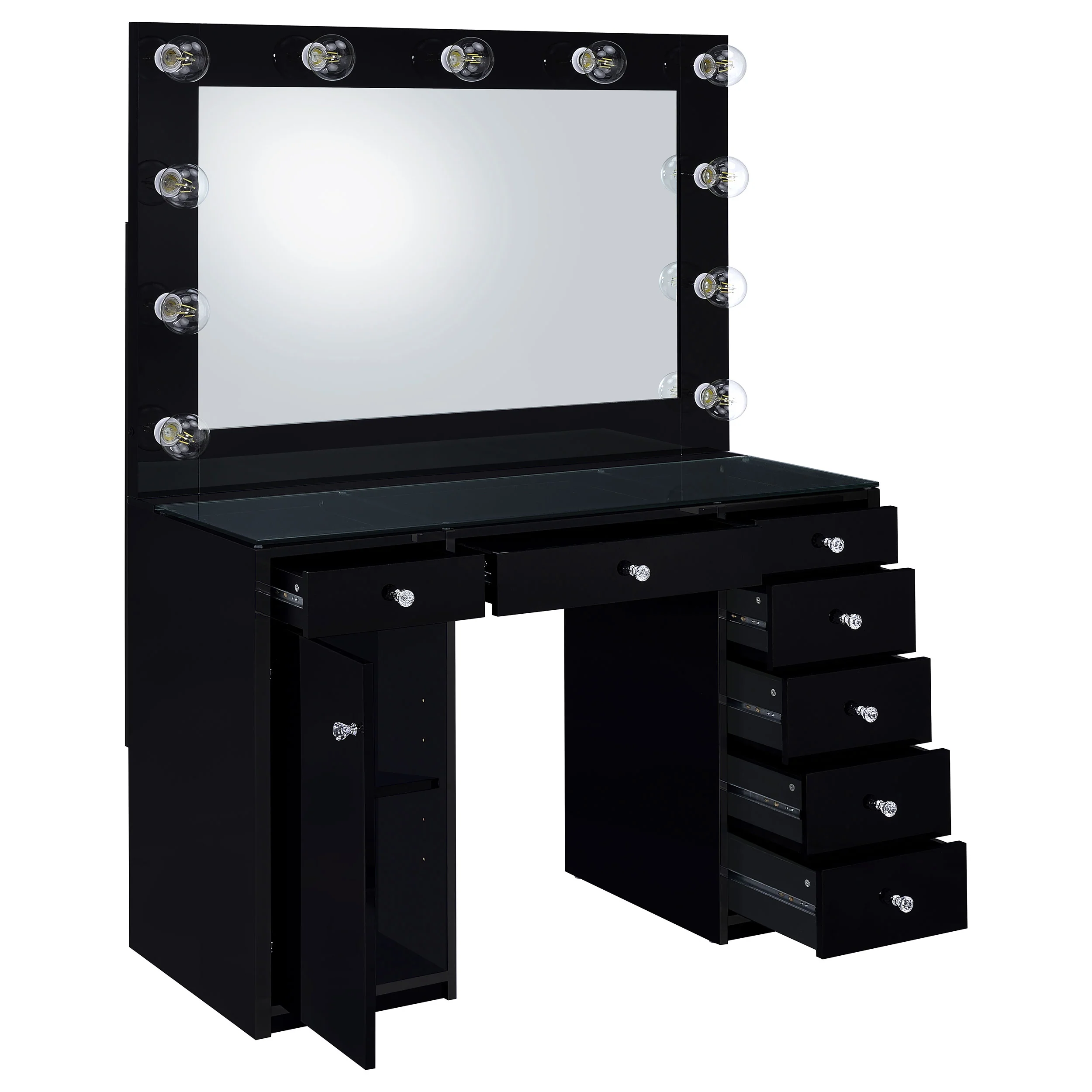 Acena Makeup Vanity Table with LED Mirror - Image 10