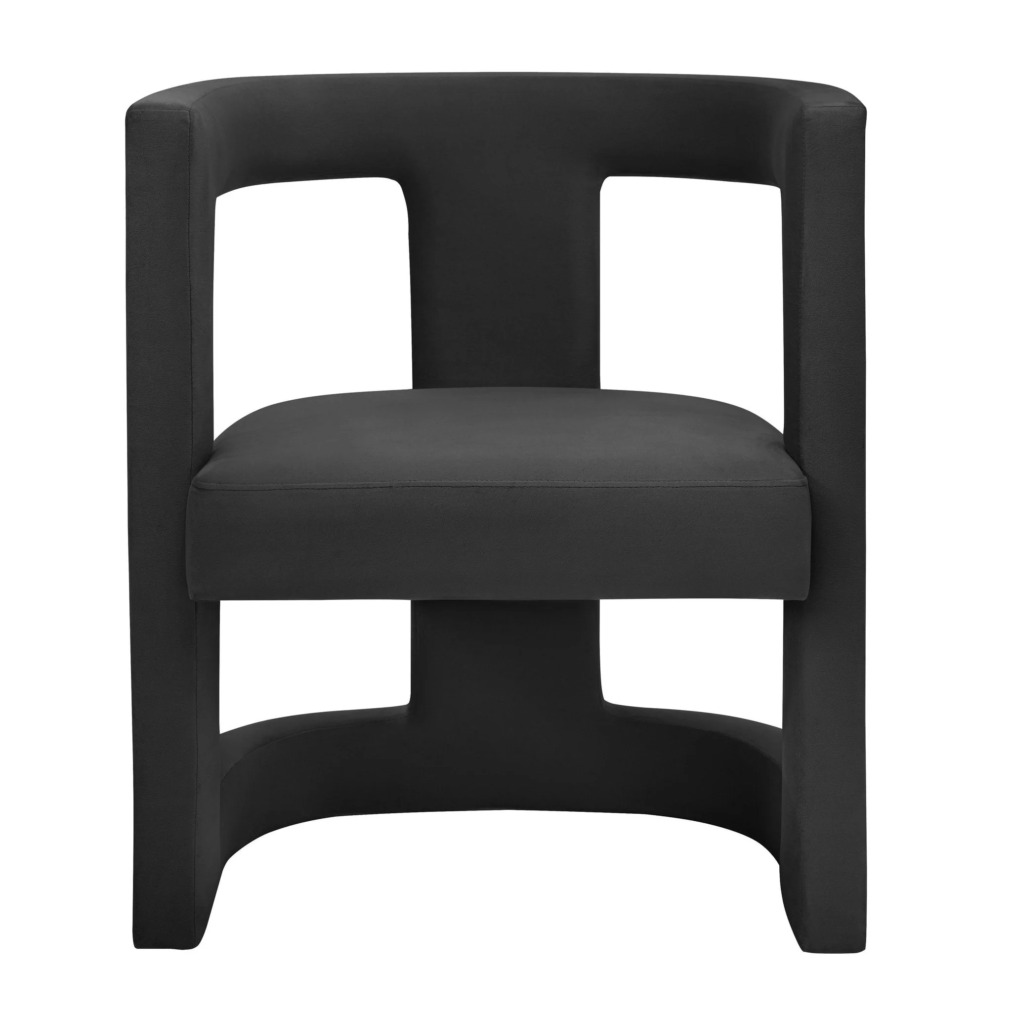 Ada Black Velvet Chair - Image 3