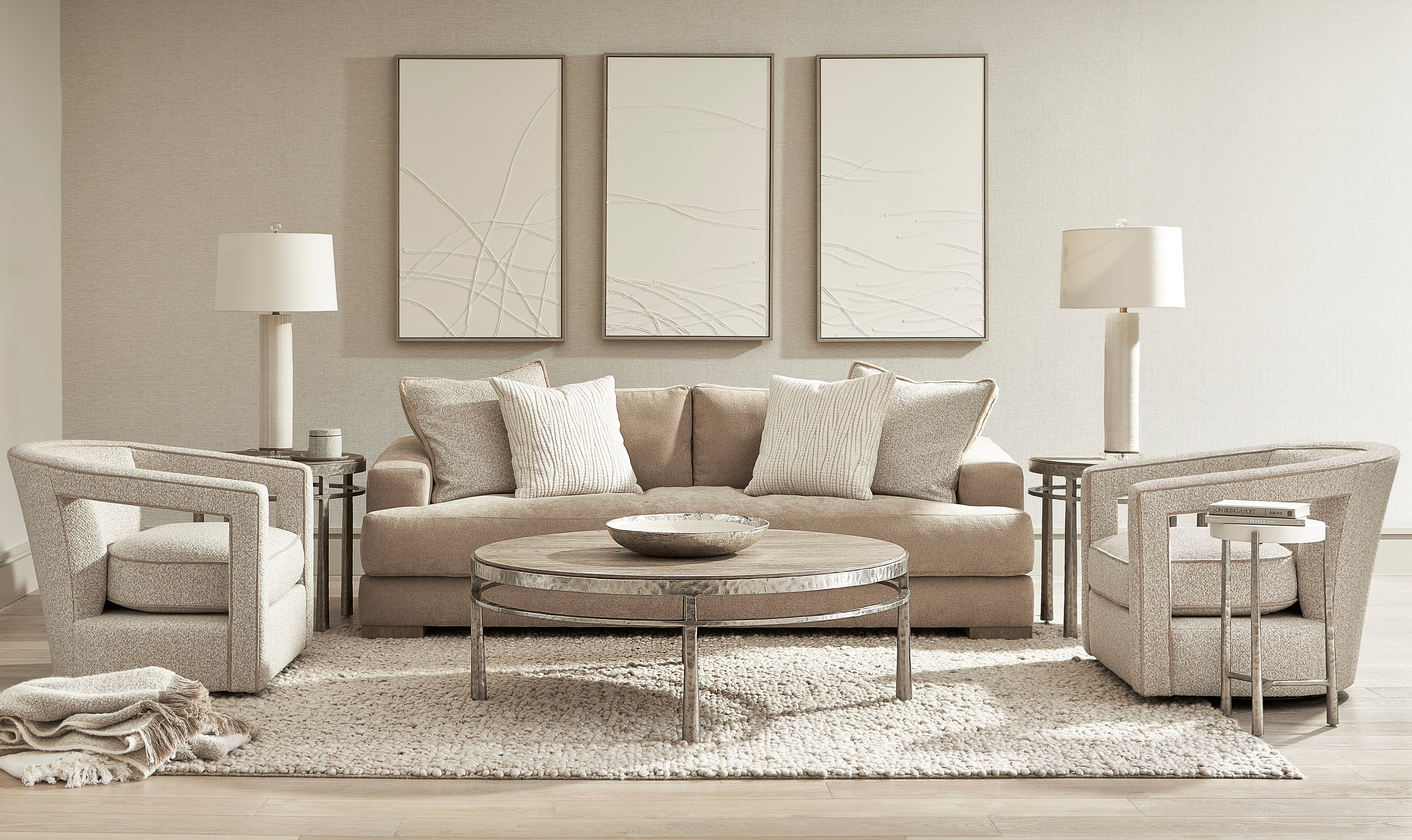 Alana Fabric Swivel Chair - Image 5