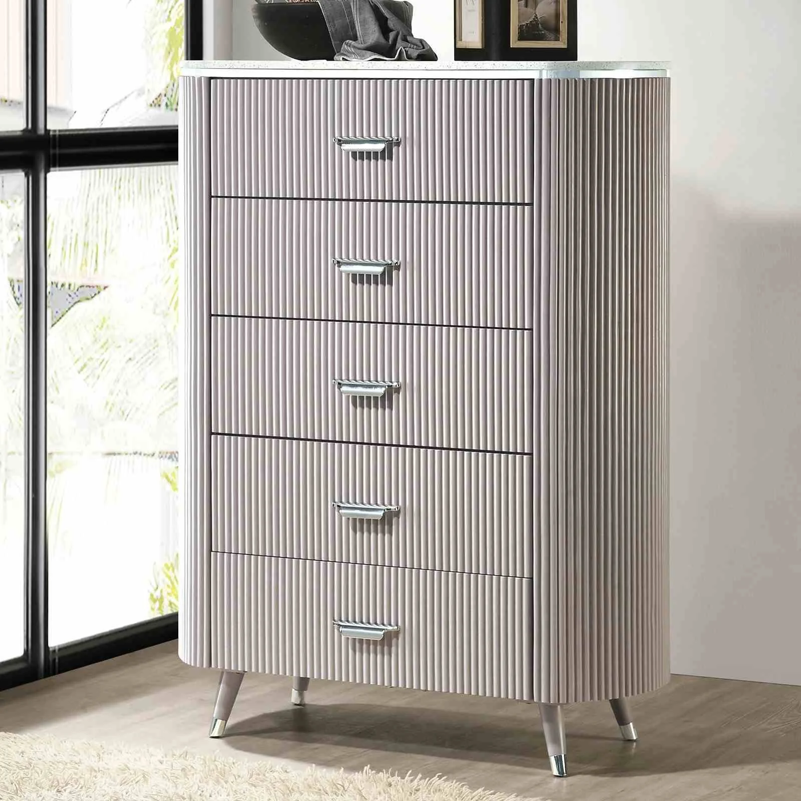 Aldridge Chest, Light Gray