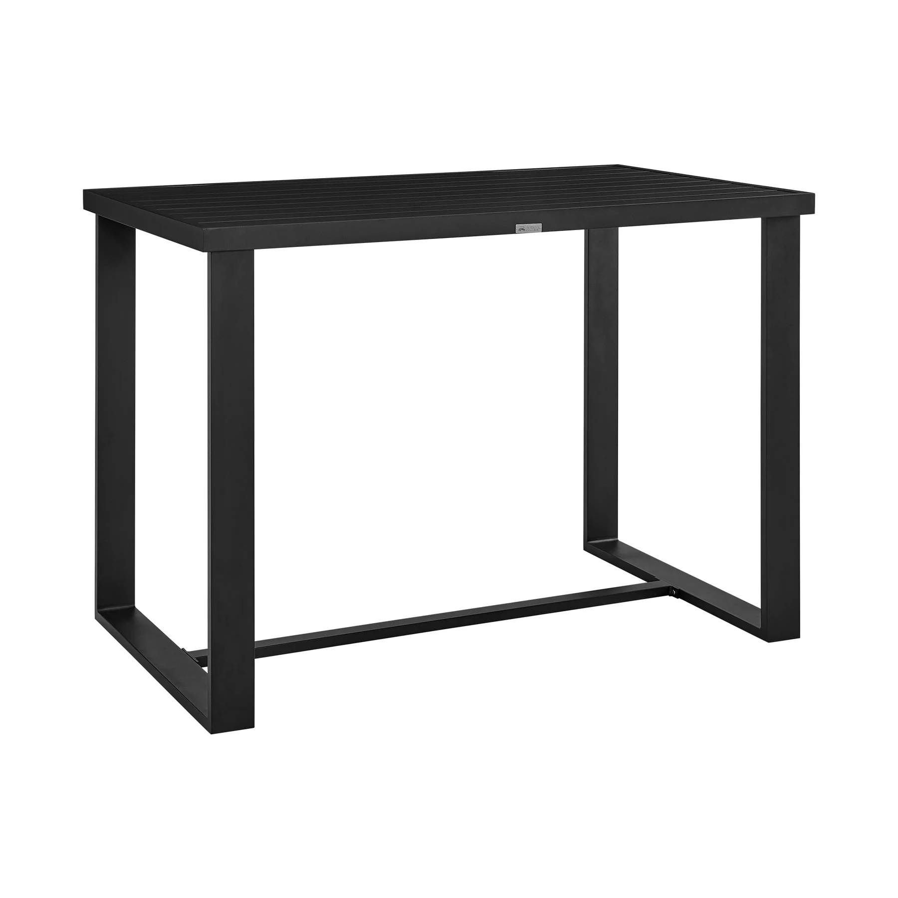 Alegria Outdoor Patio Bar Height Dining Table in Aluminum - Image 2