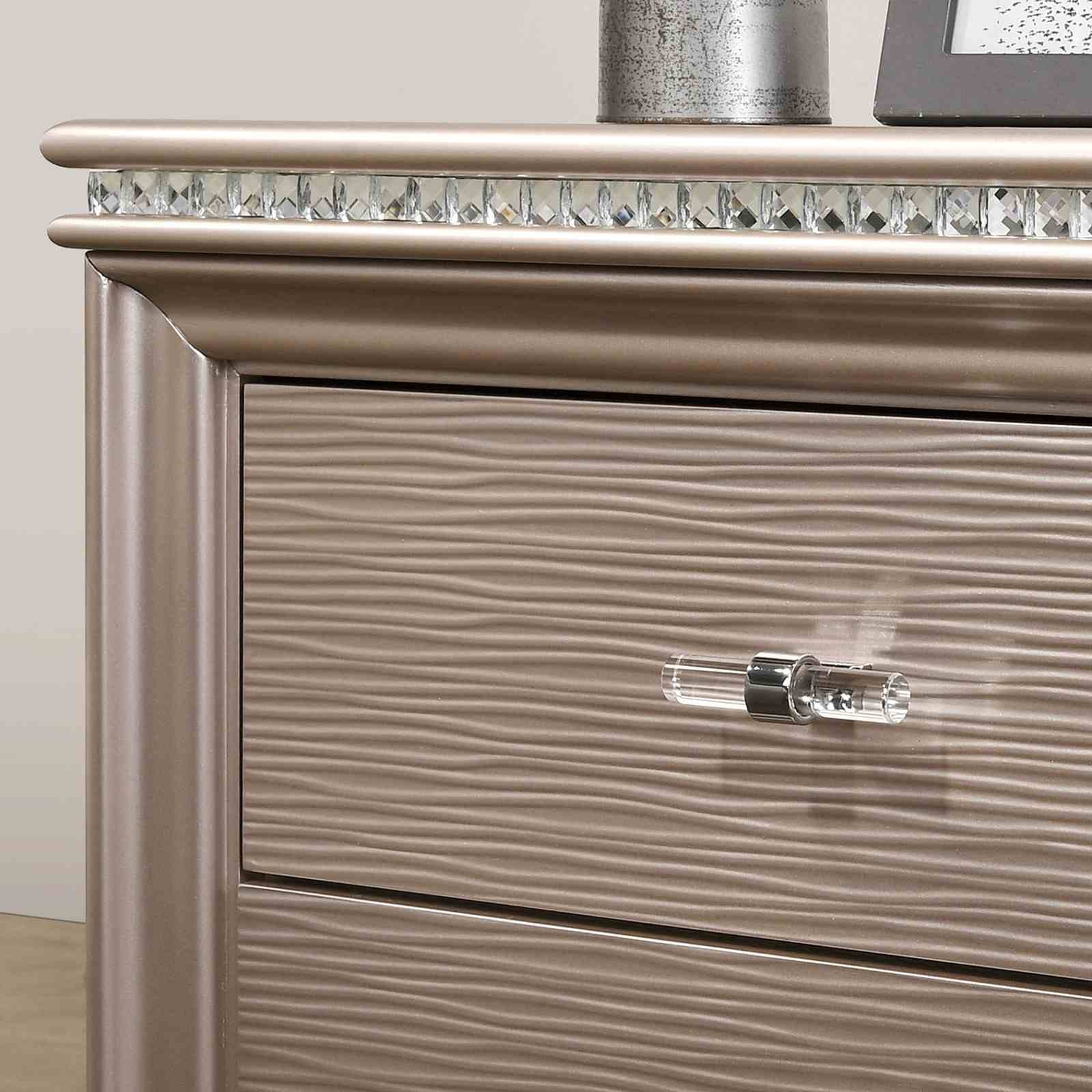 Allie Full Bed, Rose Gold - Image 5