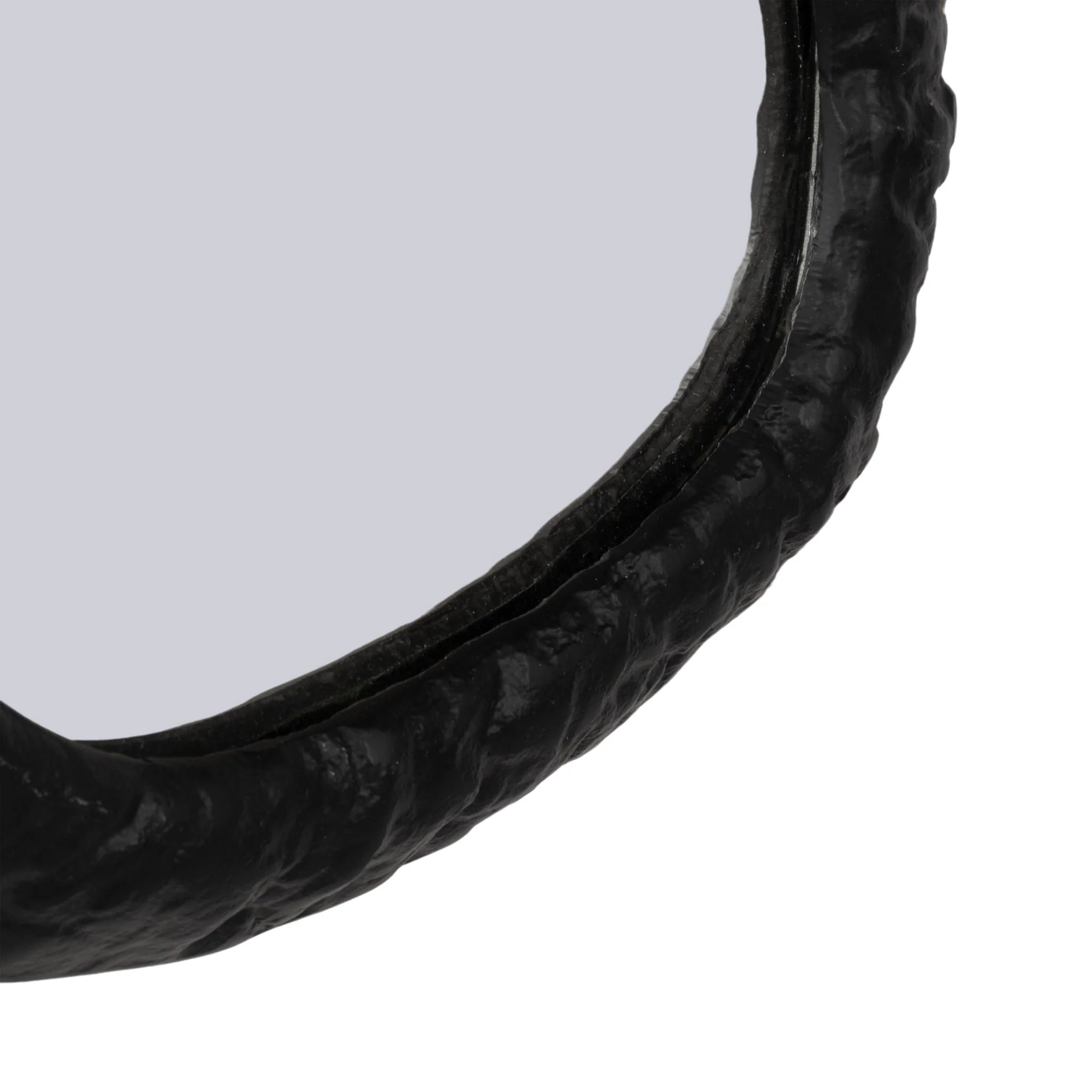 Alum,14",hammered Outlined Mirror,matte Black - Image 5