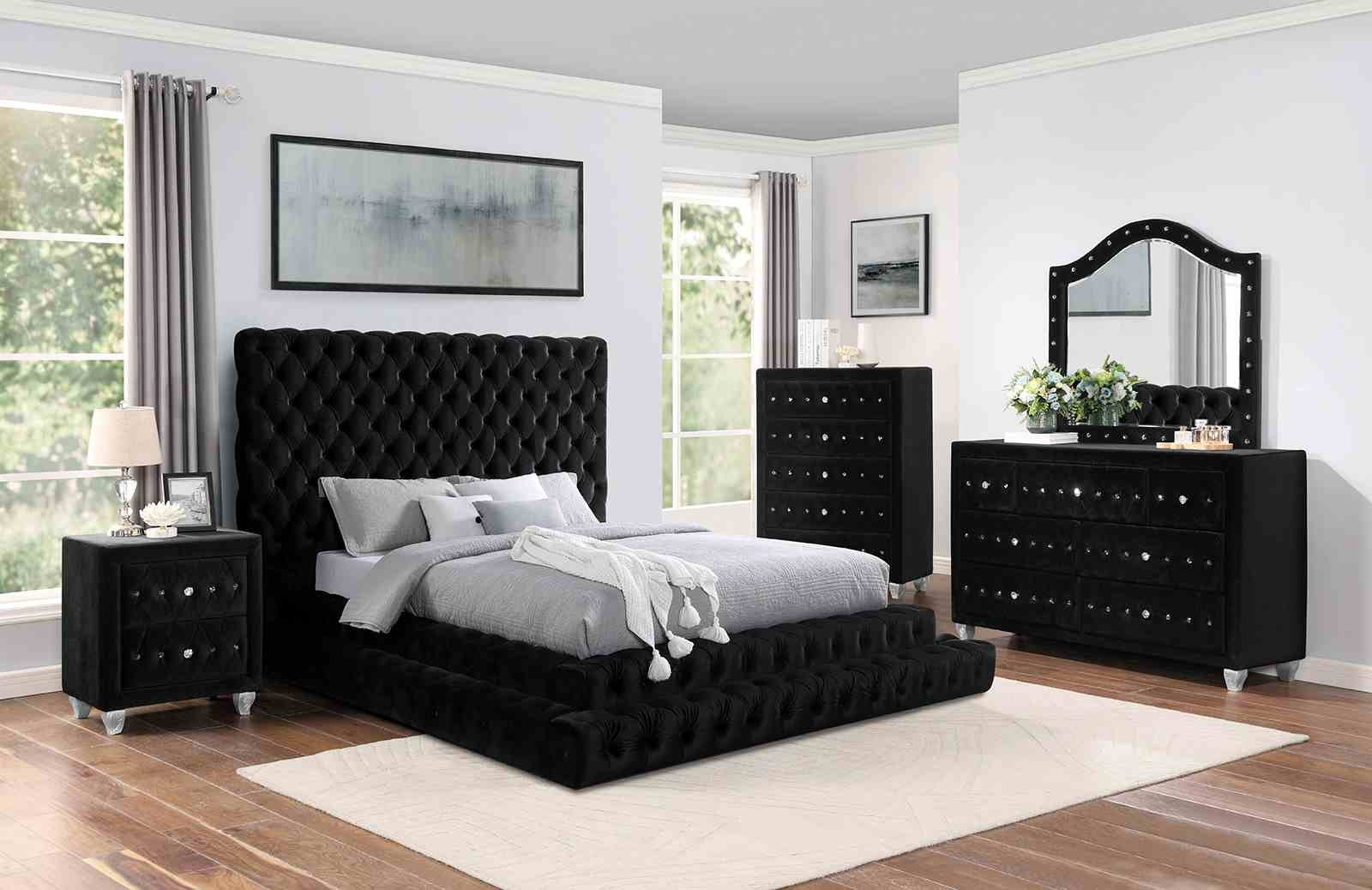 Alzir Mirror, Black