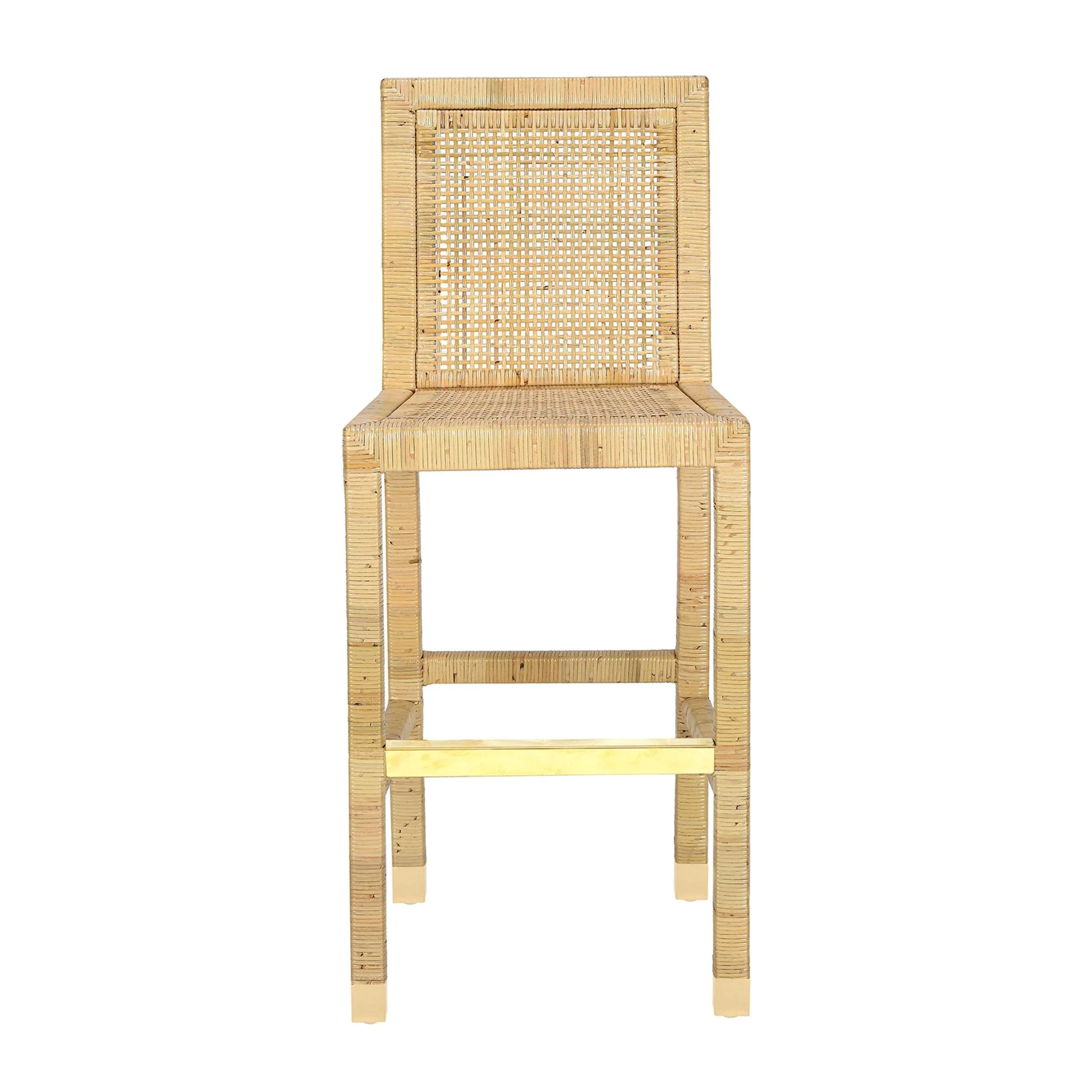 Amara Cream Linen Barstool - Image 8
