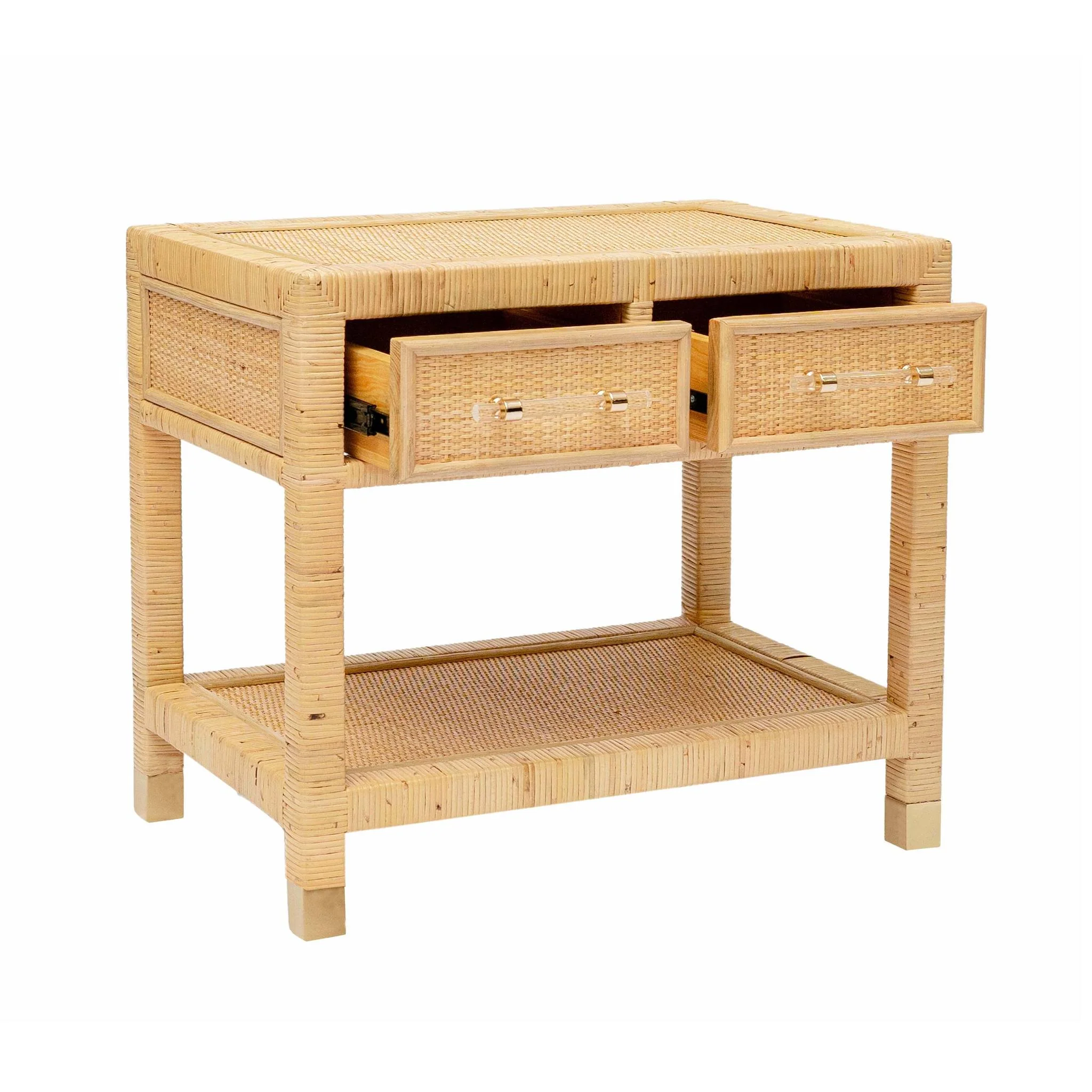 Amara Natural Rattan Nightstand - Image 6