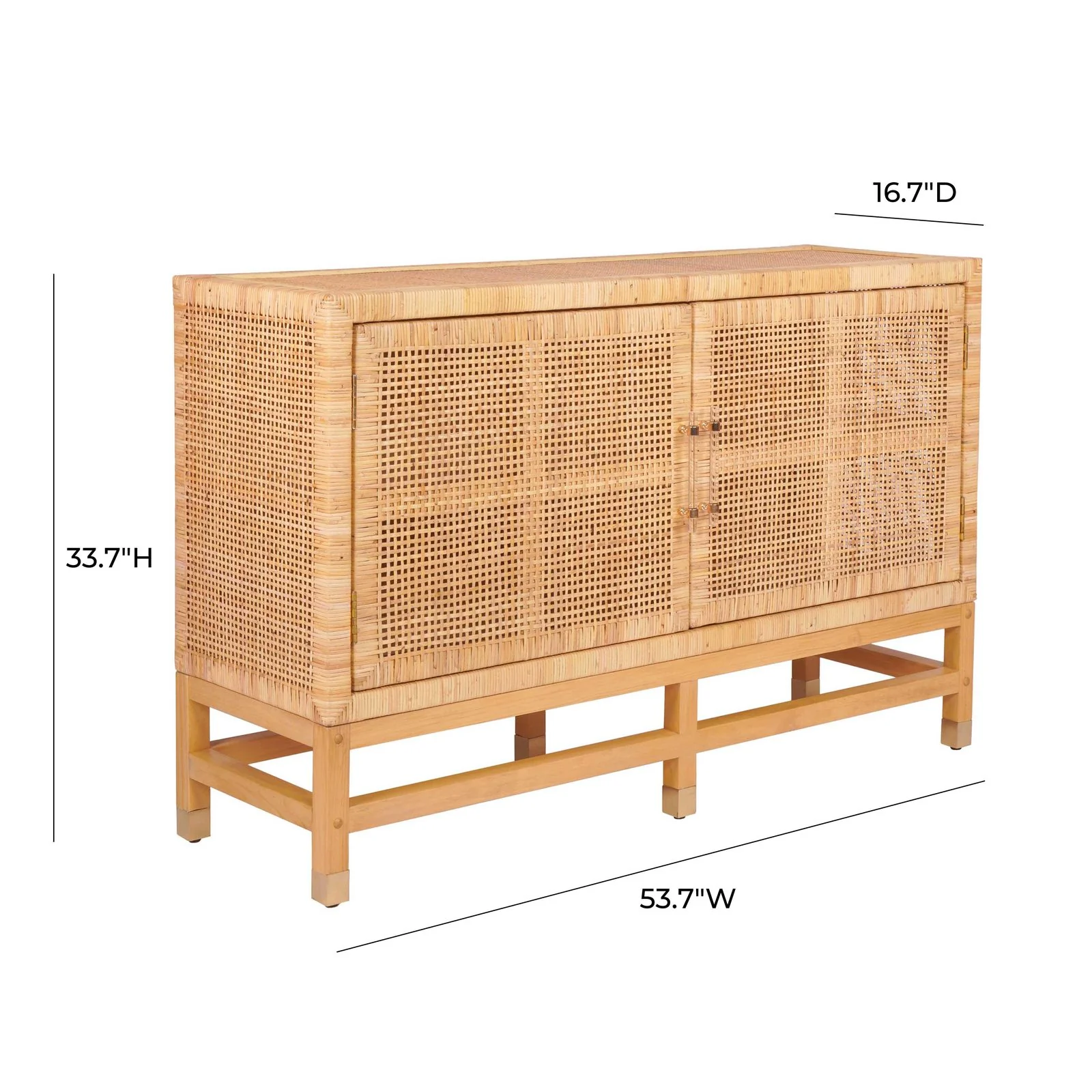 Amara Natural Woven Rattan Buffet - Image 6