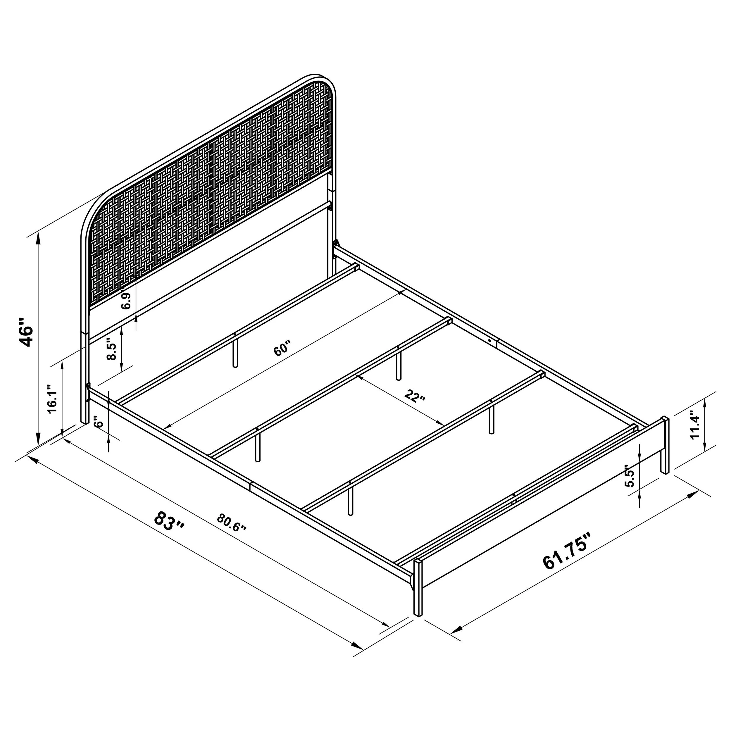 Amherst Panel Bed - Image 32