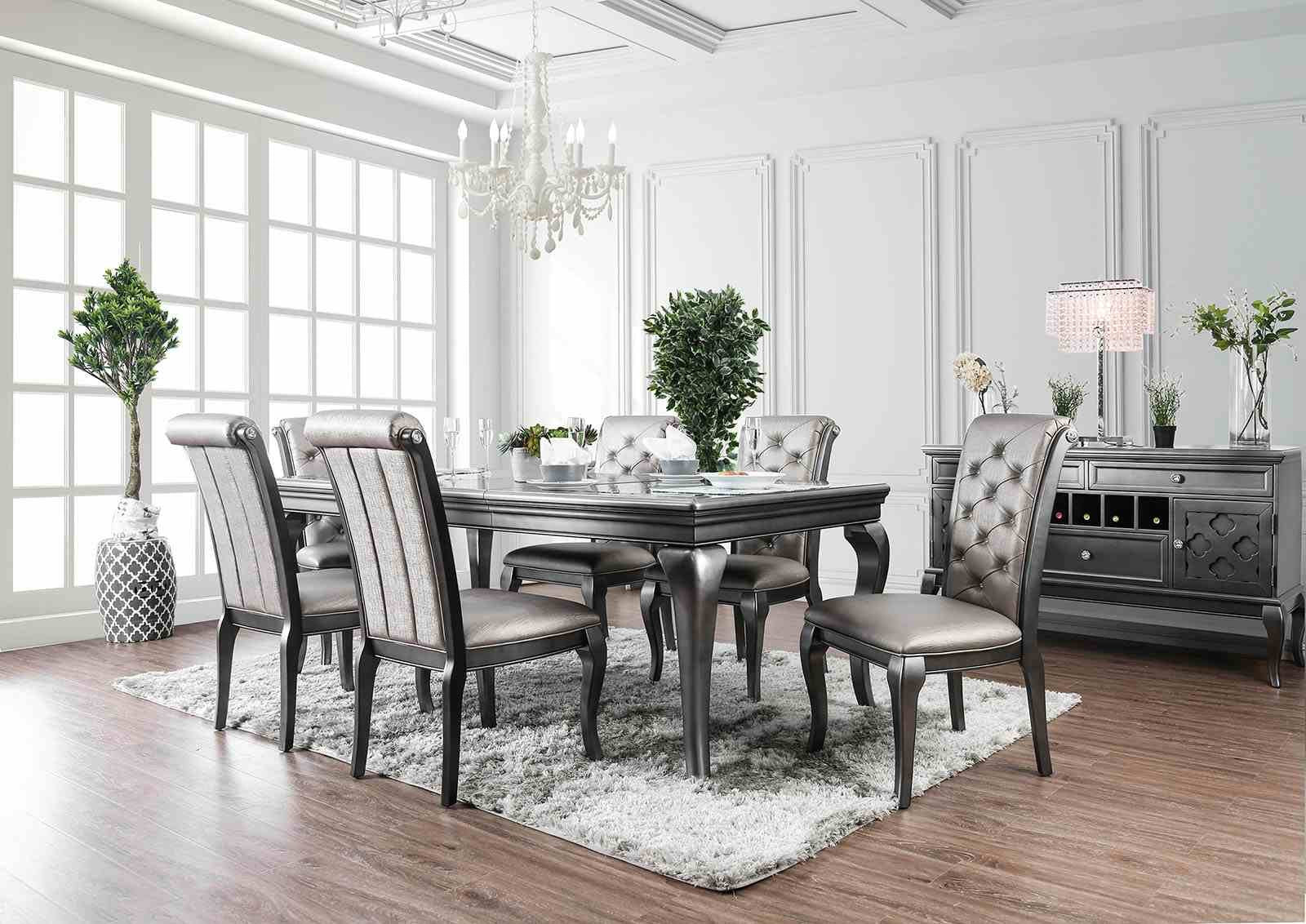 Amina Side Chair (2/CTN), Gray Fog - Image 2
