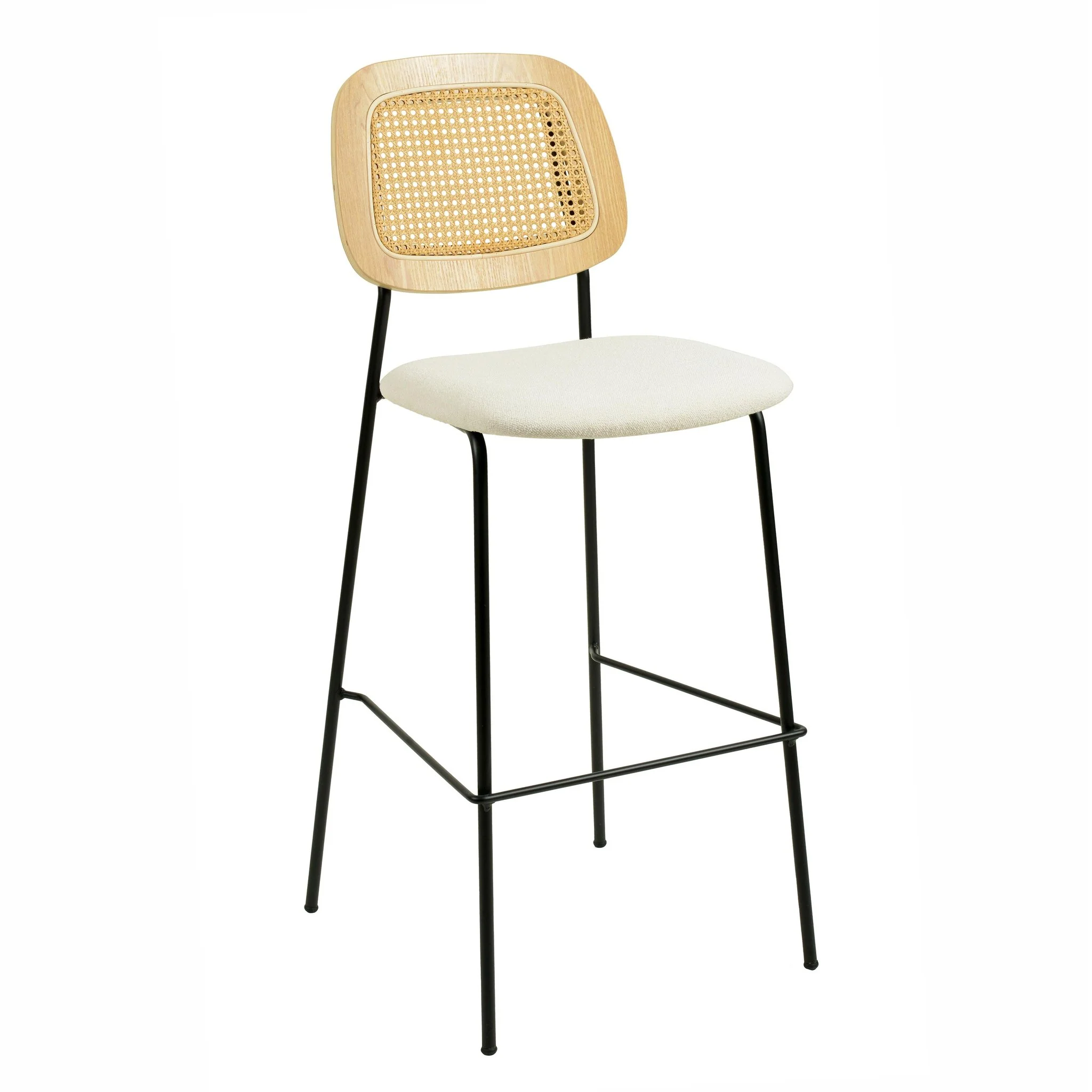 Anais Natural Rattan Counter Stool - Set of 2 - Image 3