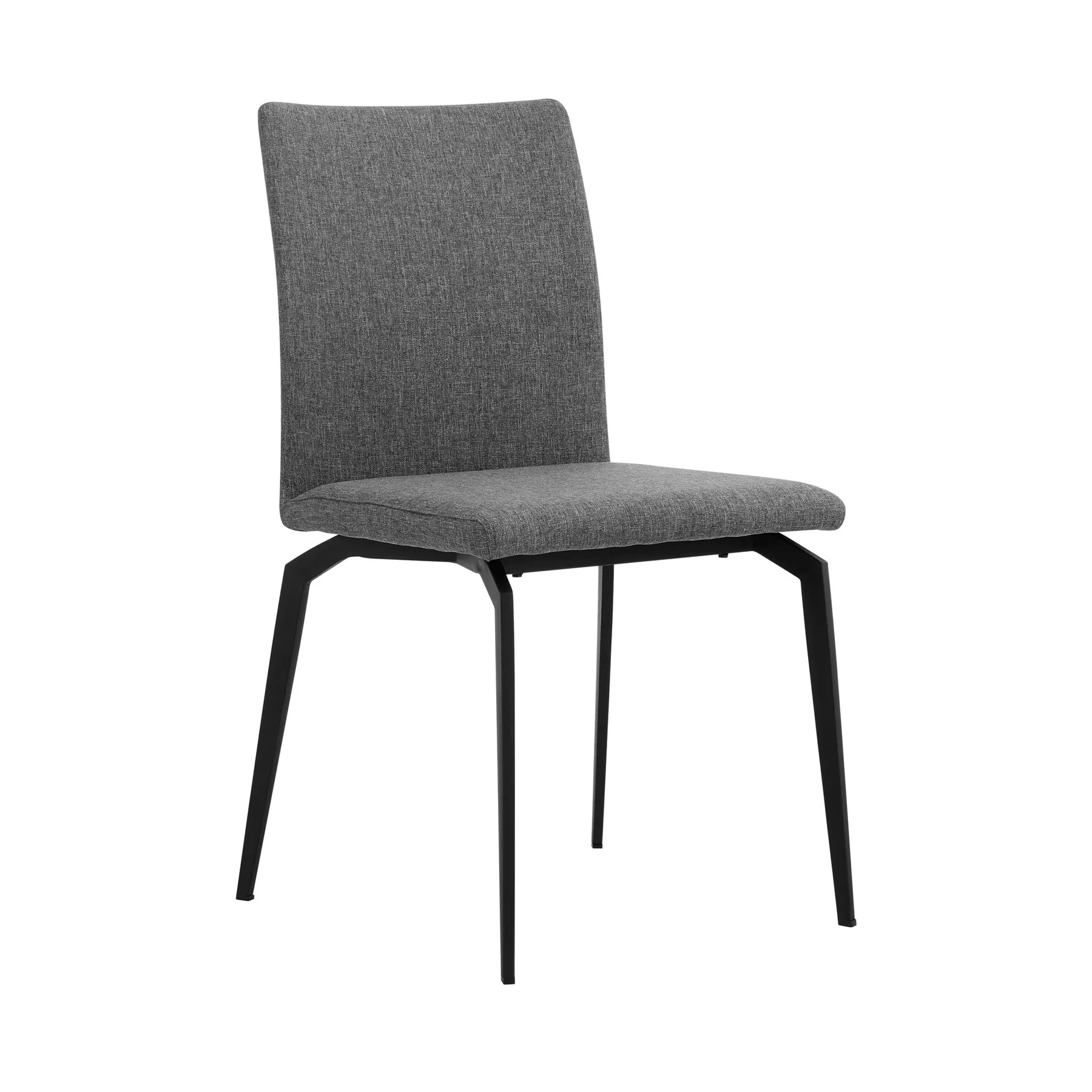 Andes and Lyon Gray Fabric 5 Piece Rectangular Dining Set - Image 2
