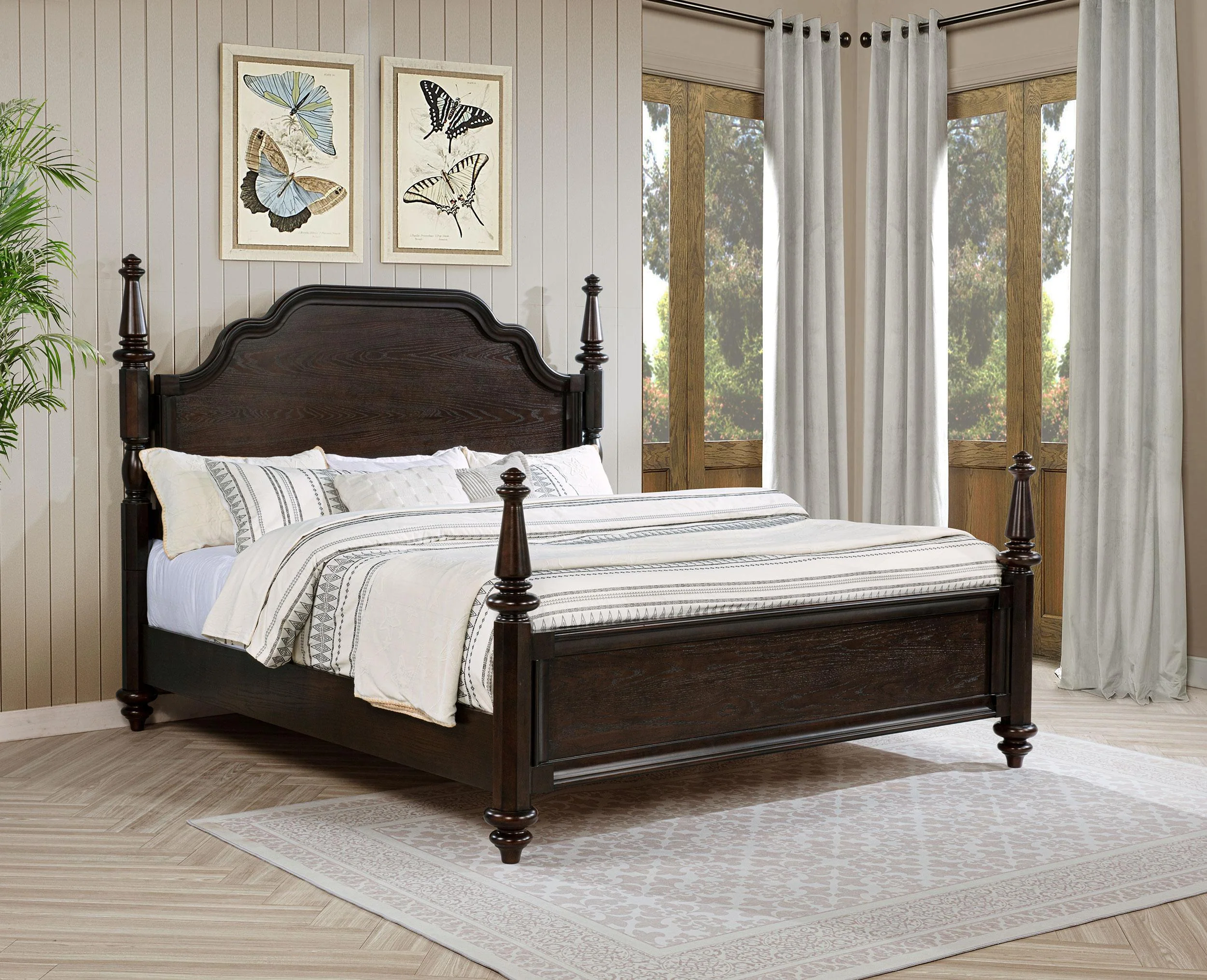 Andover Four-Poster Panel Bed - Image 10