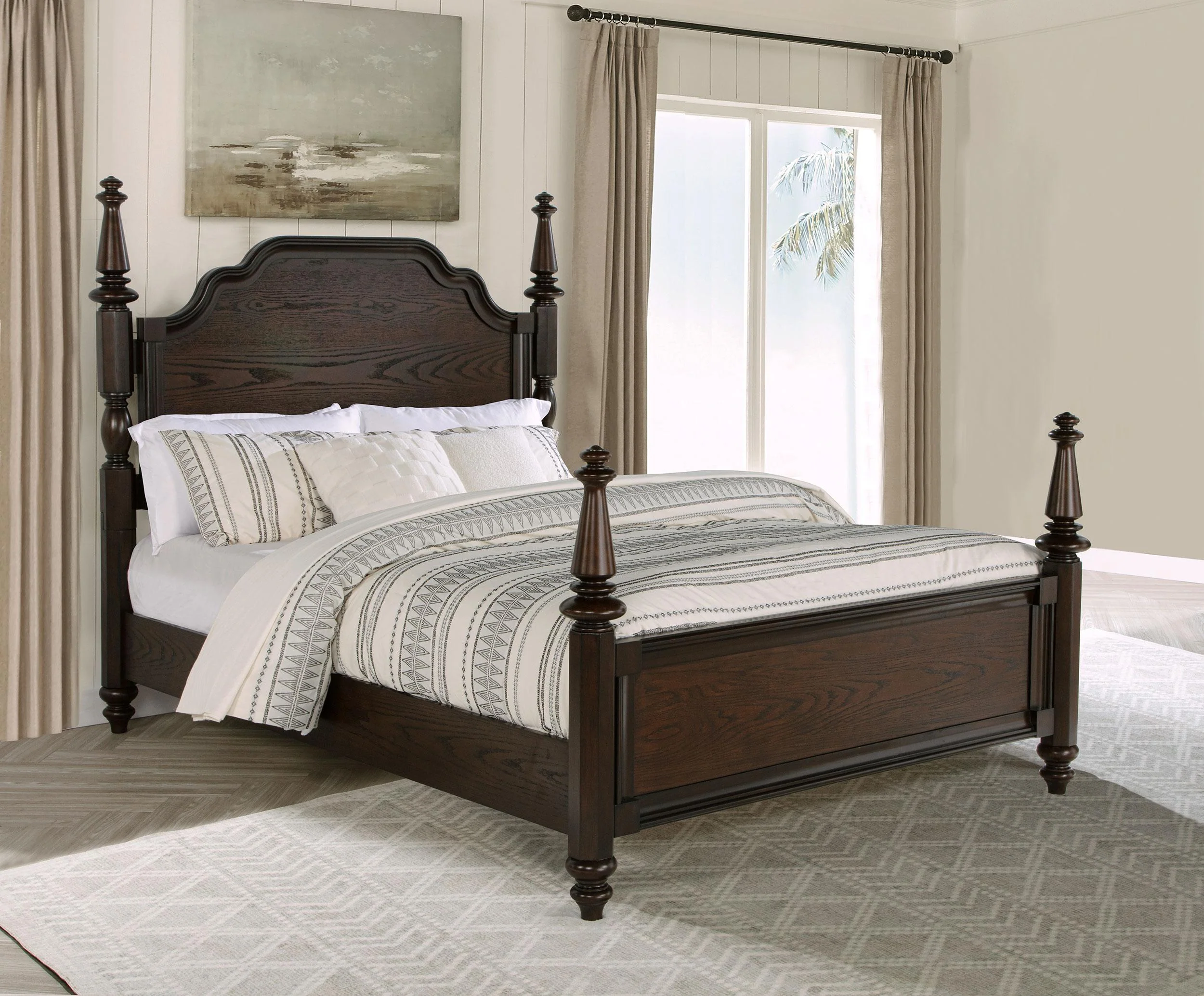 Andover Four-Poster Panel Bed - Image 2