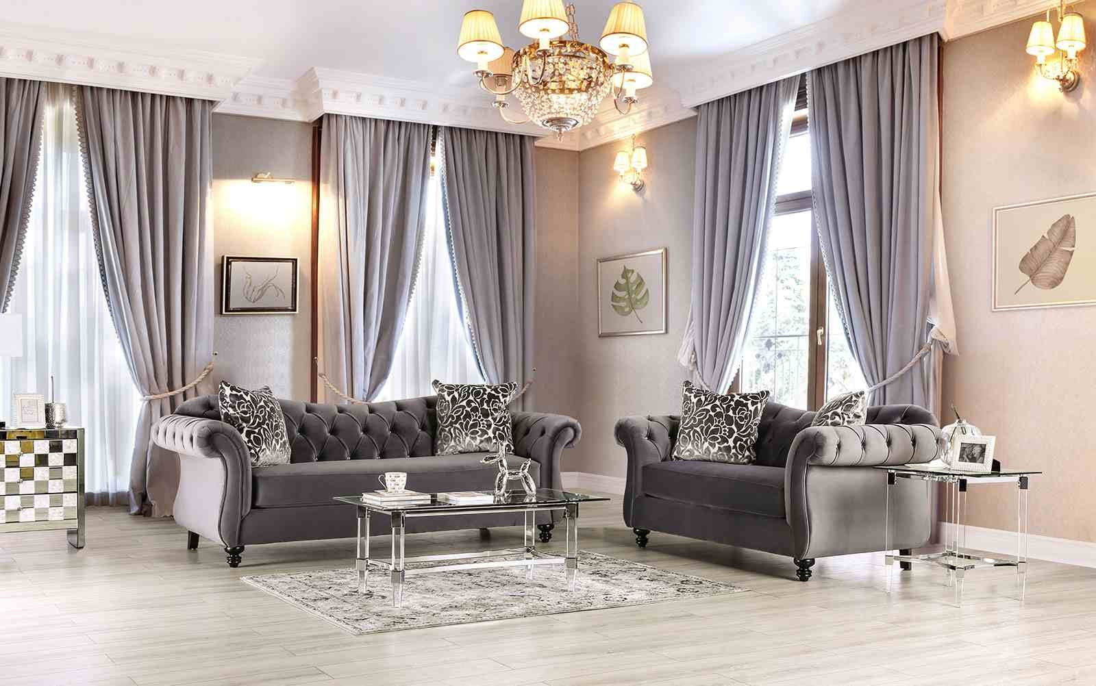 Antoinette Sofa, Gray - Image 2