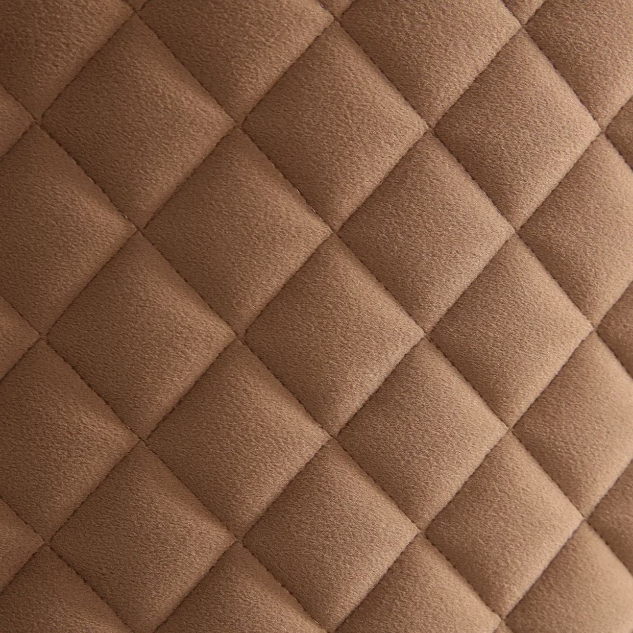 Ariana Velvet Loveseat - Caramel/Gold - Image 6