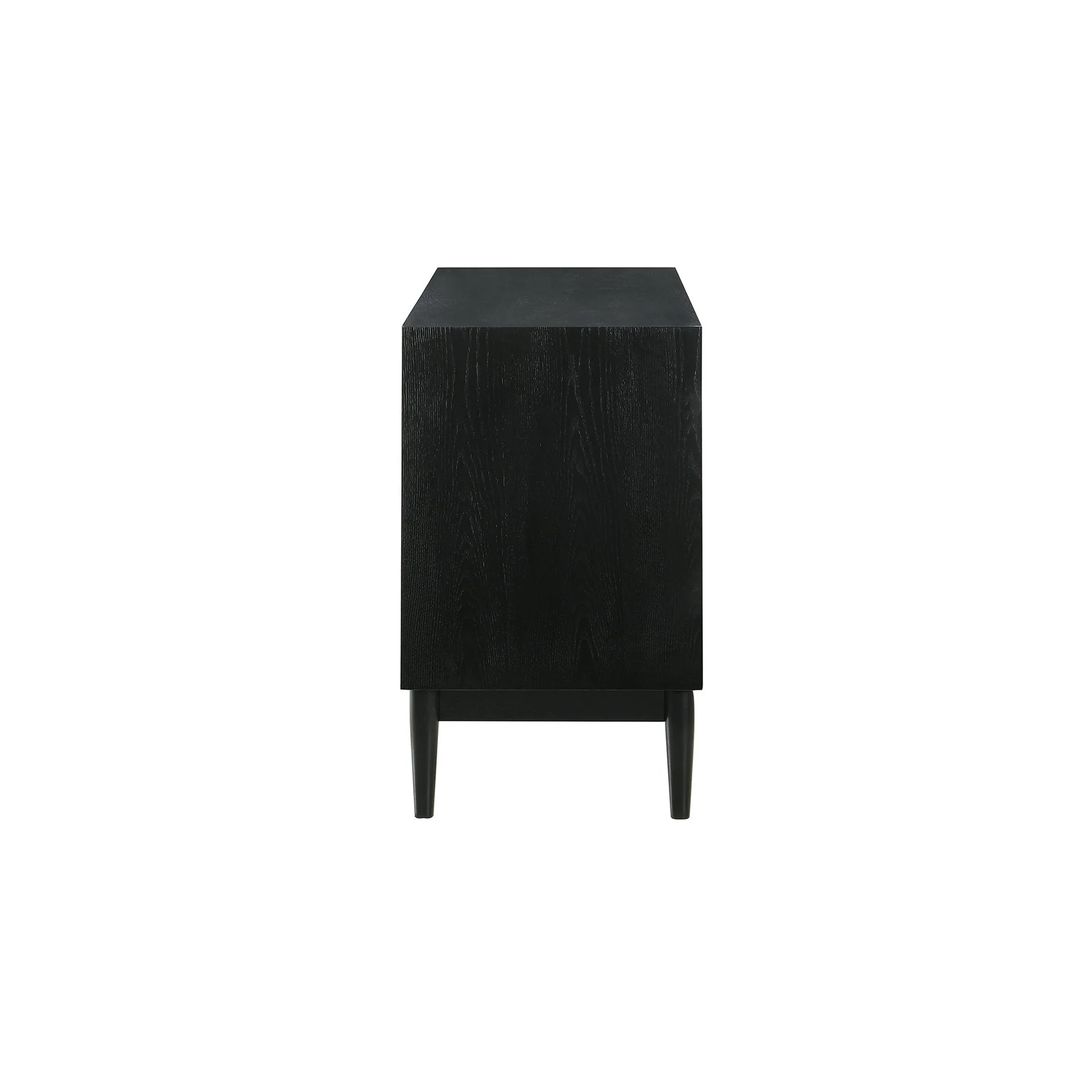 Artemio 6 Drawer Wood Dresser in Black Finish - Image 6