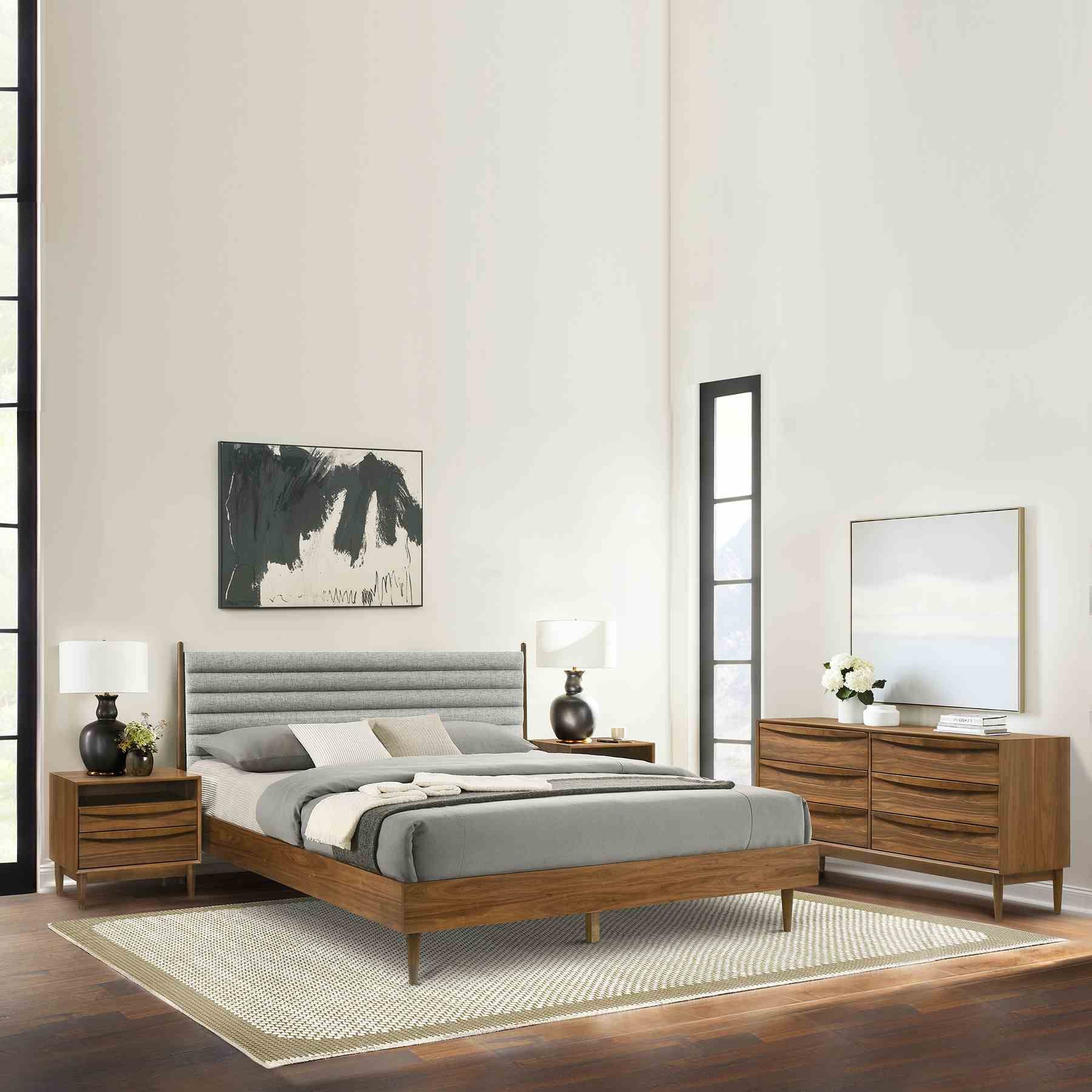 Artemio 6 Drawer Wood Dresser in Walnut Finish - Image 12