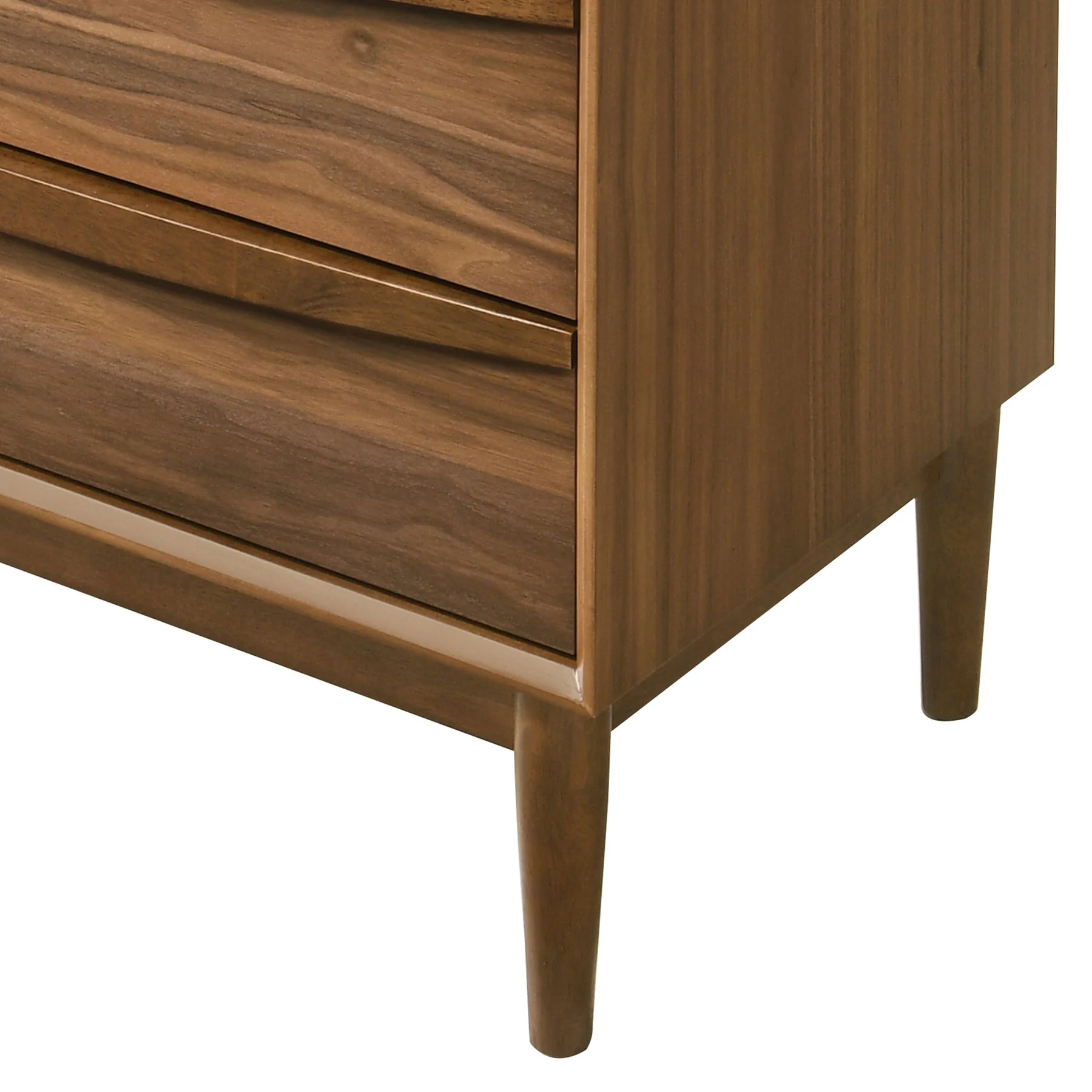 Artemio 6 Drawer Wood Dresser in Walnut Finish - Image 9
