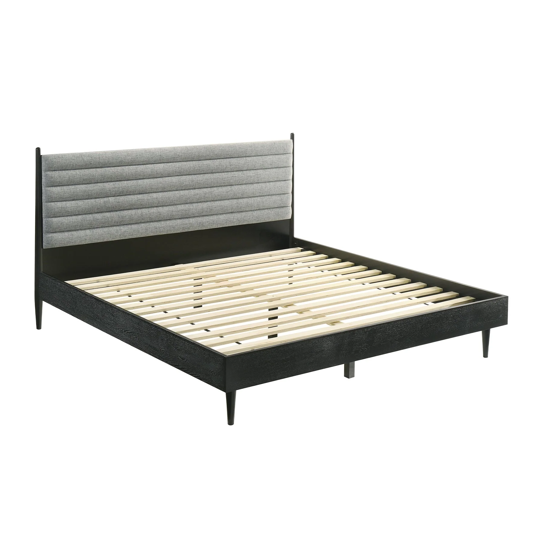 Artemio King 3 Piece Wood Bedroom Set in Black Finish - Image 2
