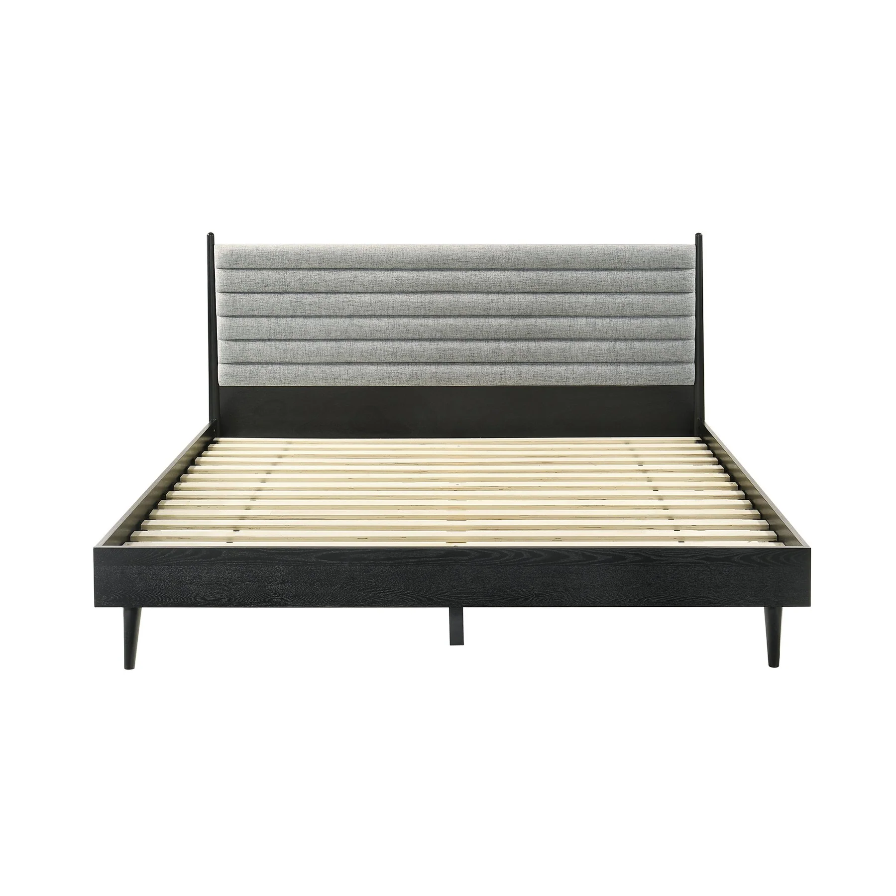 Artemio King 3 Piece Wood Bedroom Set in Black Finish - Image 3