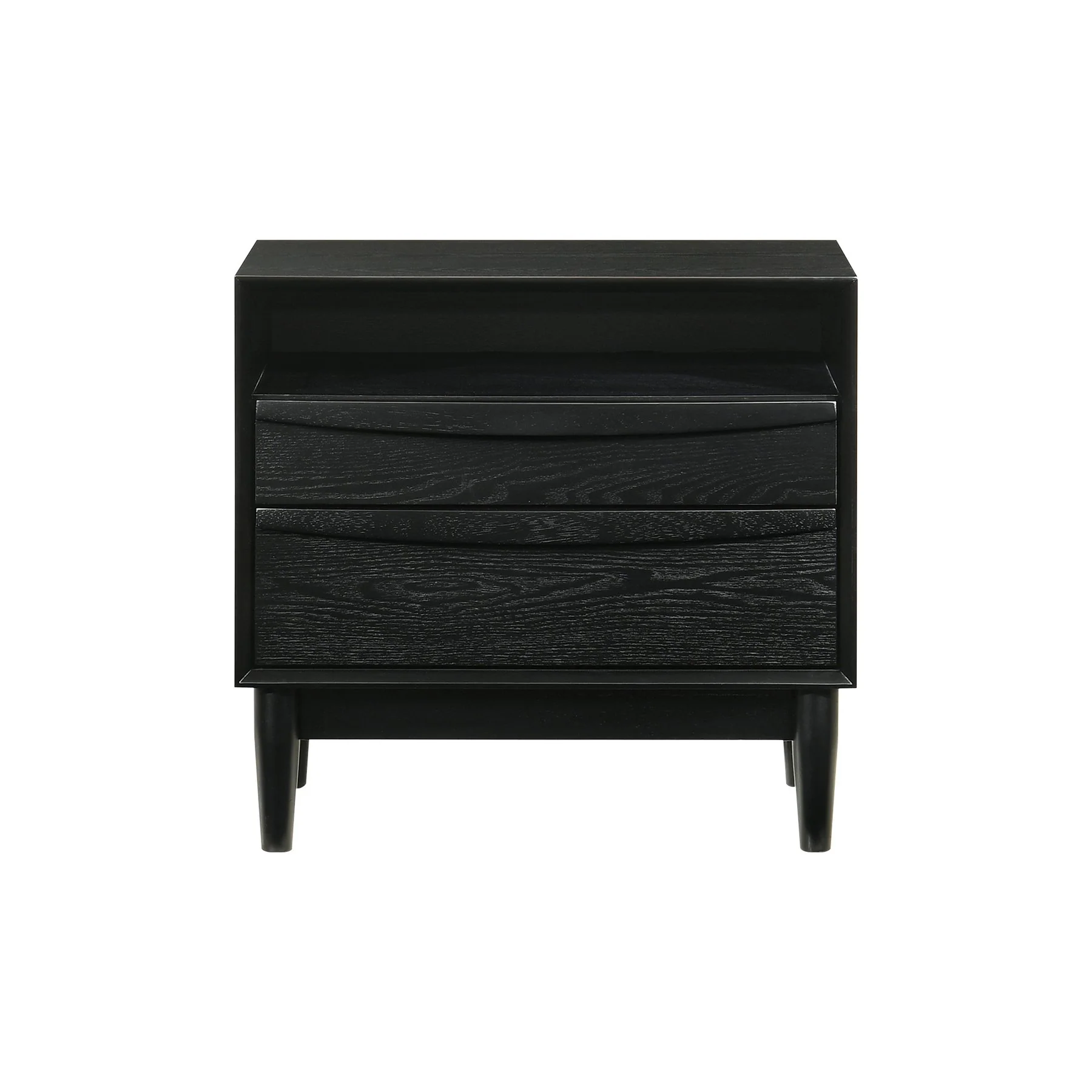 Artemio King 4 Piece Wood Bedroom Set in Black Finish - Image 7