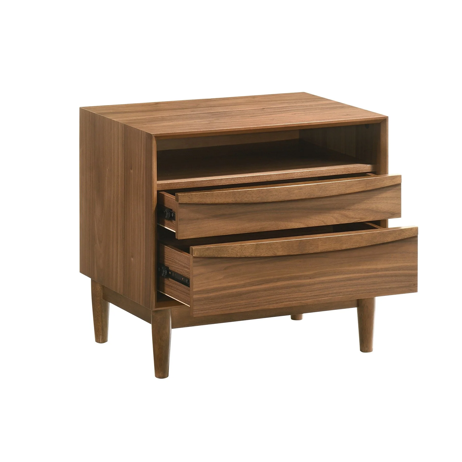 Artemio Queen 3 Piece Wood Bedroom Set in Walnut Finish - Image 6