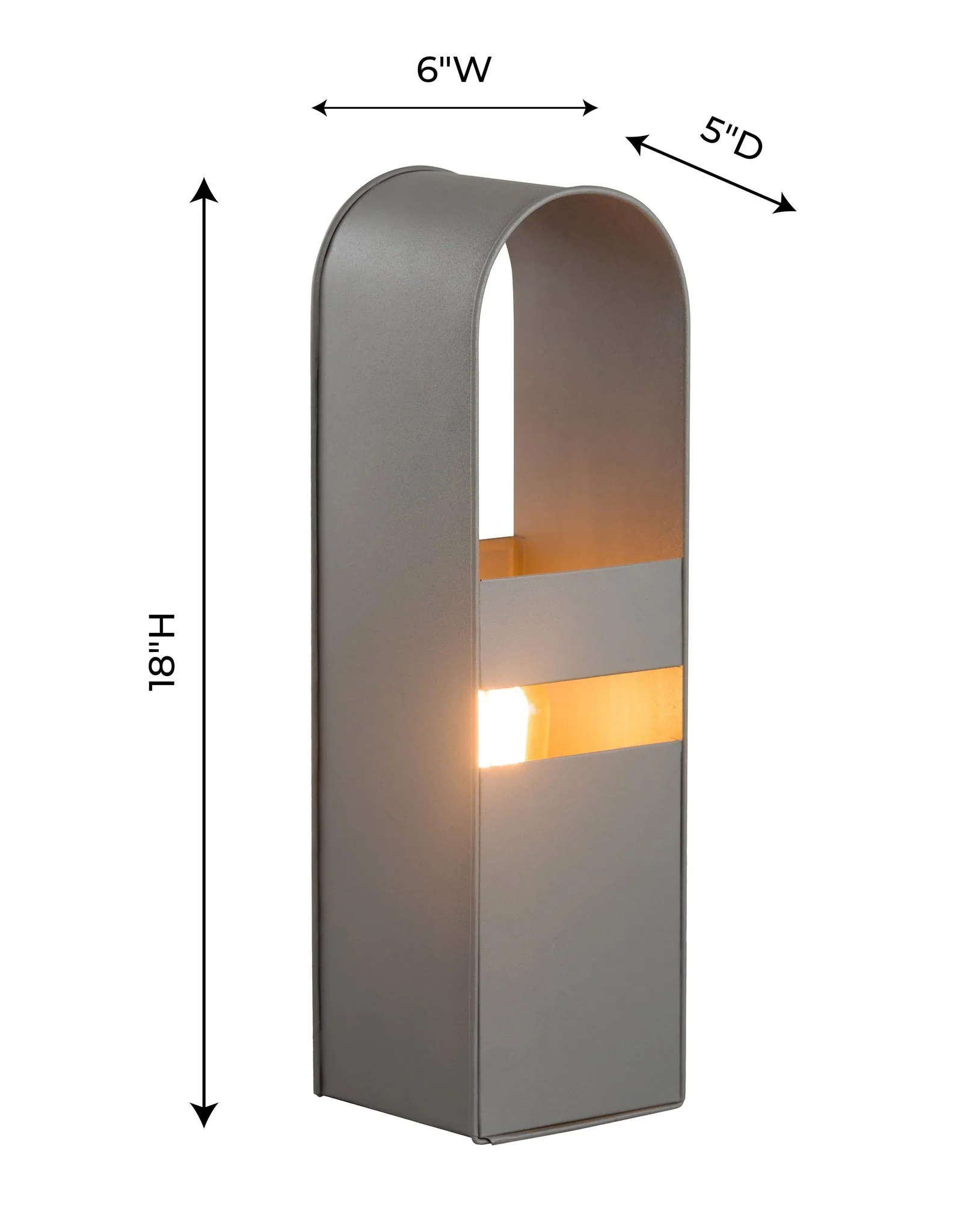Arther Grey Tall Table Lamp - Image 5