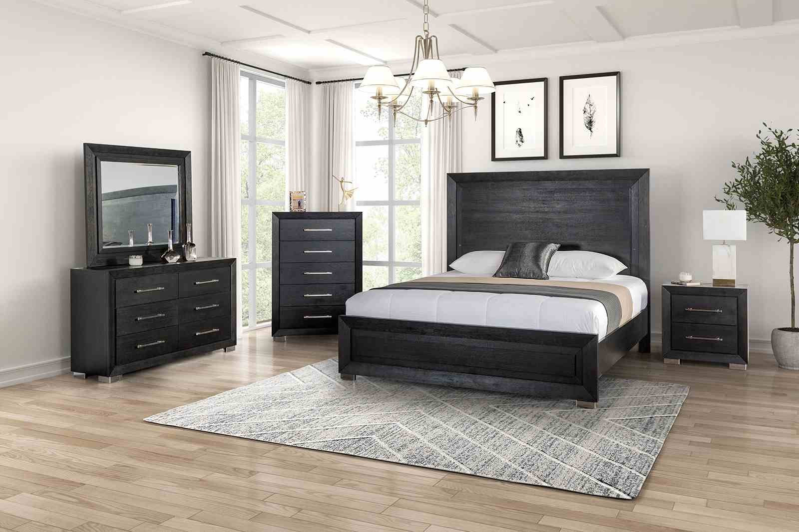 Ashbourne Mirror, Black - Image 2
