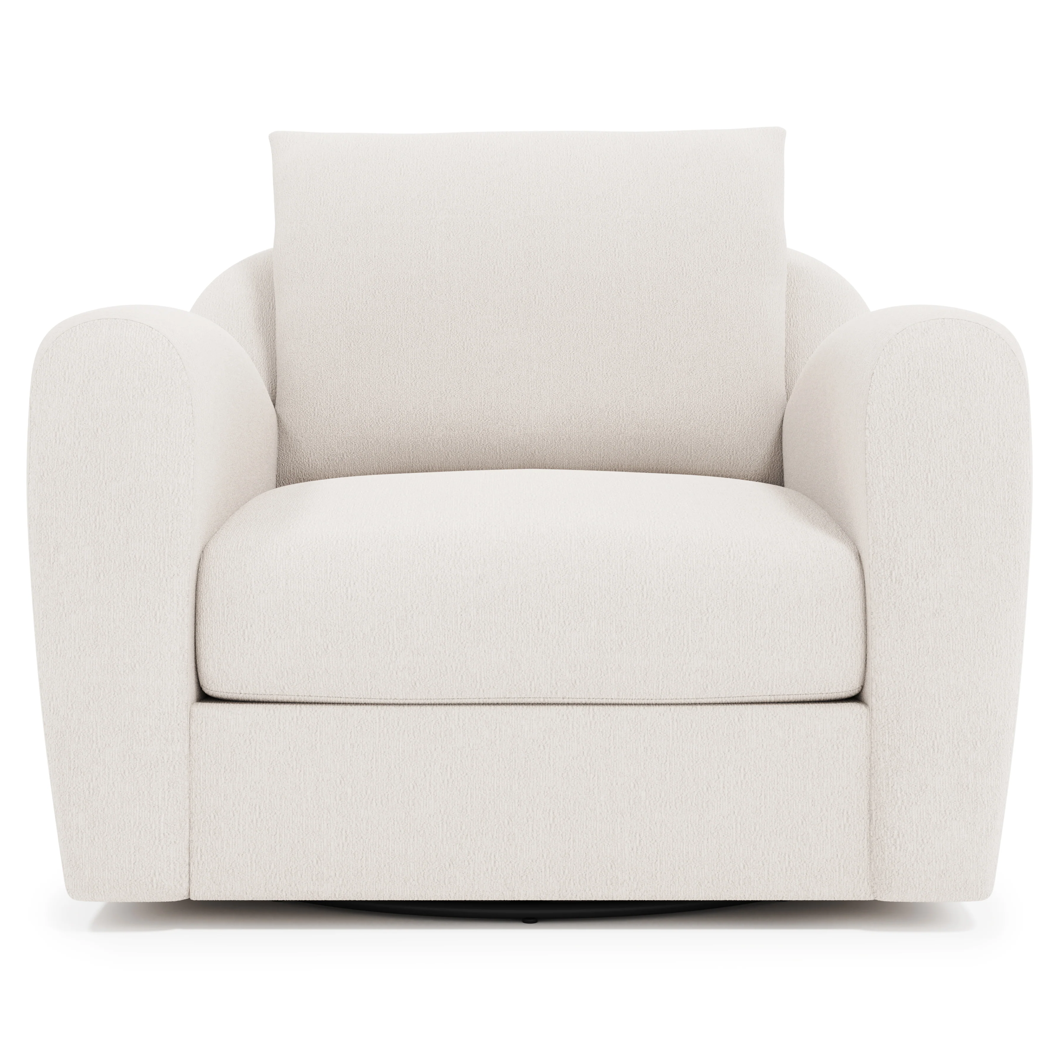 Asher Fabric Swivel Chair - Image 7