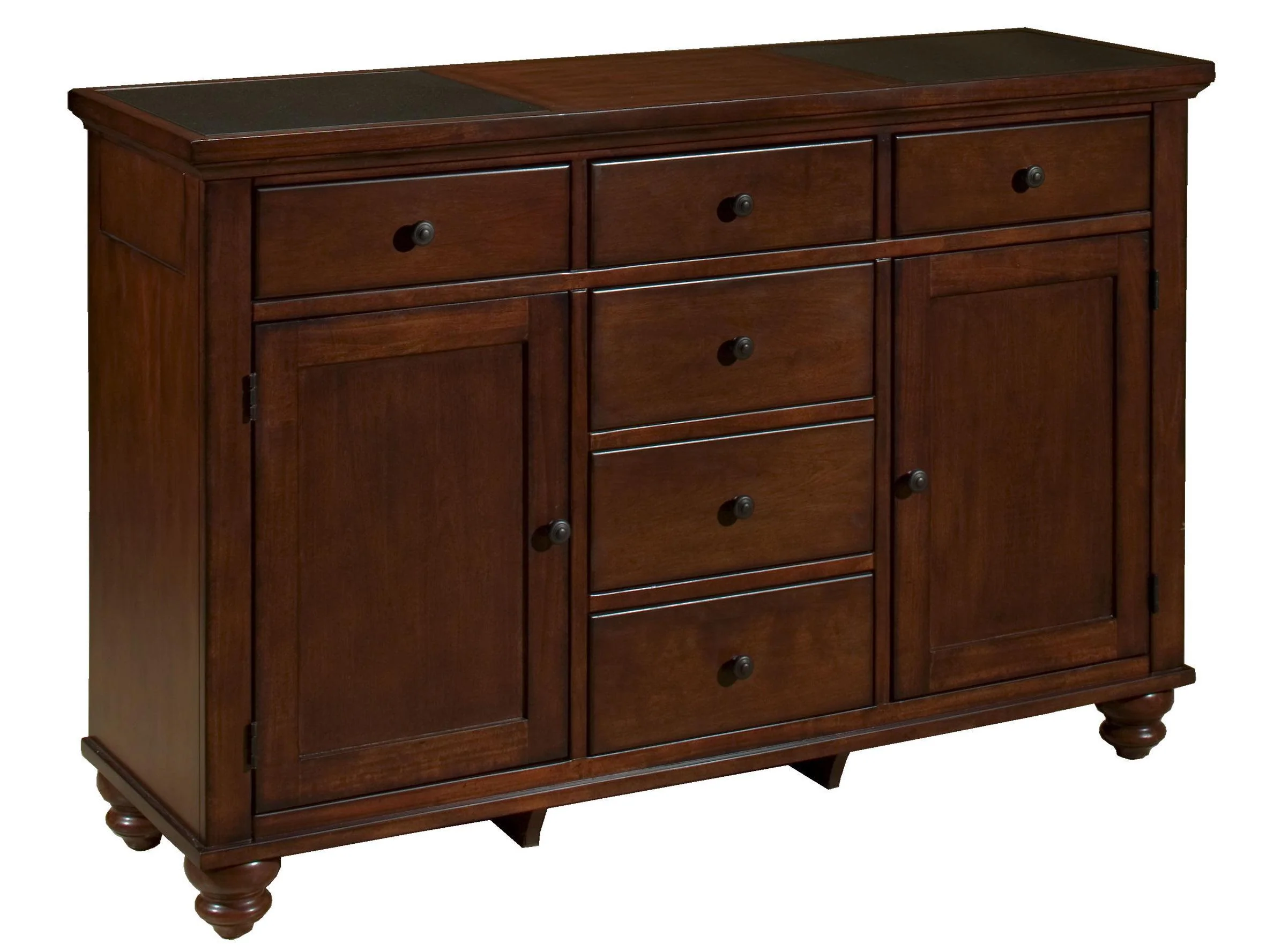 Aspenhome Cambridge Server in Brown Cherry ICB-6802
