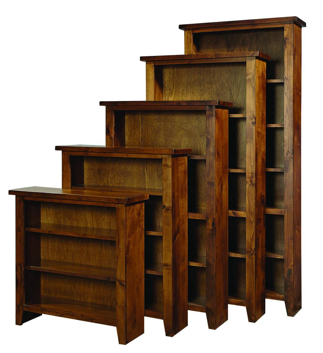 Aspenhome Alder Grove 84" Bookcase in Fruitwood