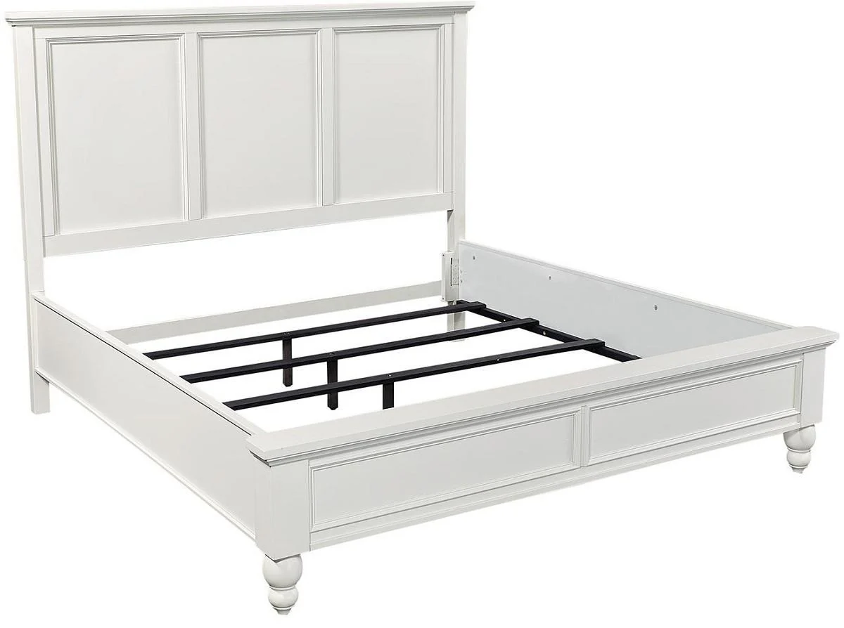 Aspenhome Cambridge King Panel Bed in White - Image 2