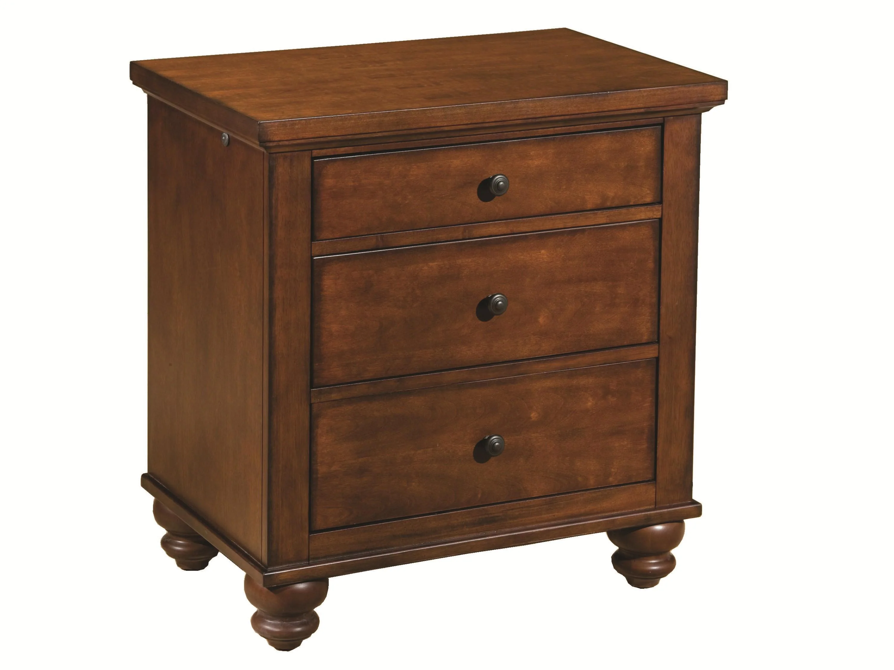 Aspenhome Cambridge Liv360 Nightstand in Brown Cherry ICB-450-BCH
