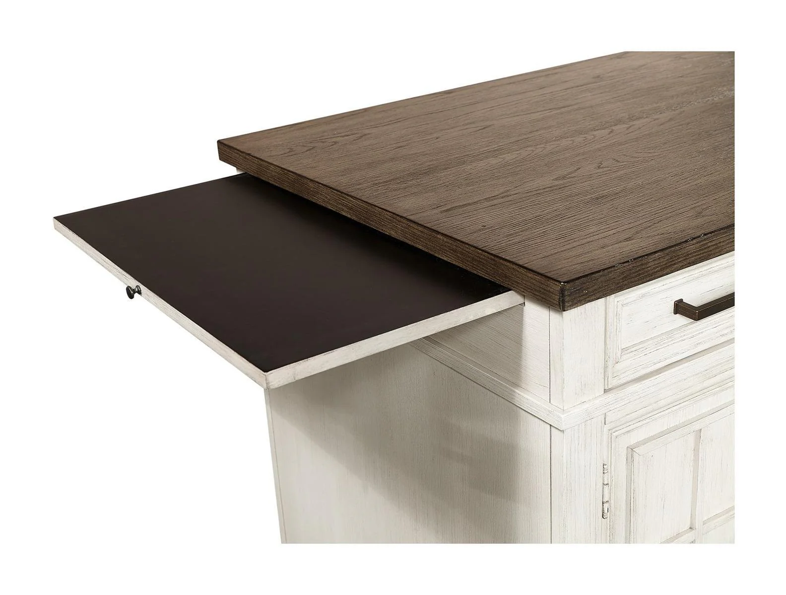 Aspenhome Caraway Counter Height Desk in Aged Ivory - Image 5